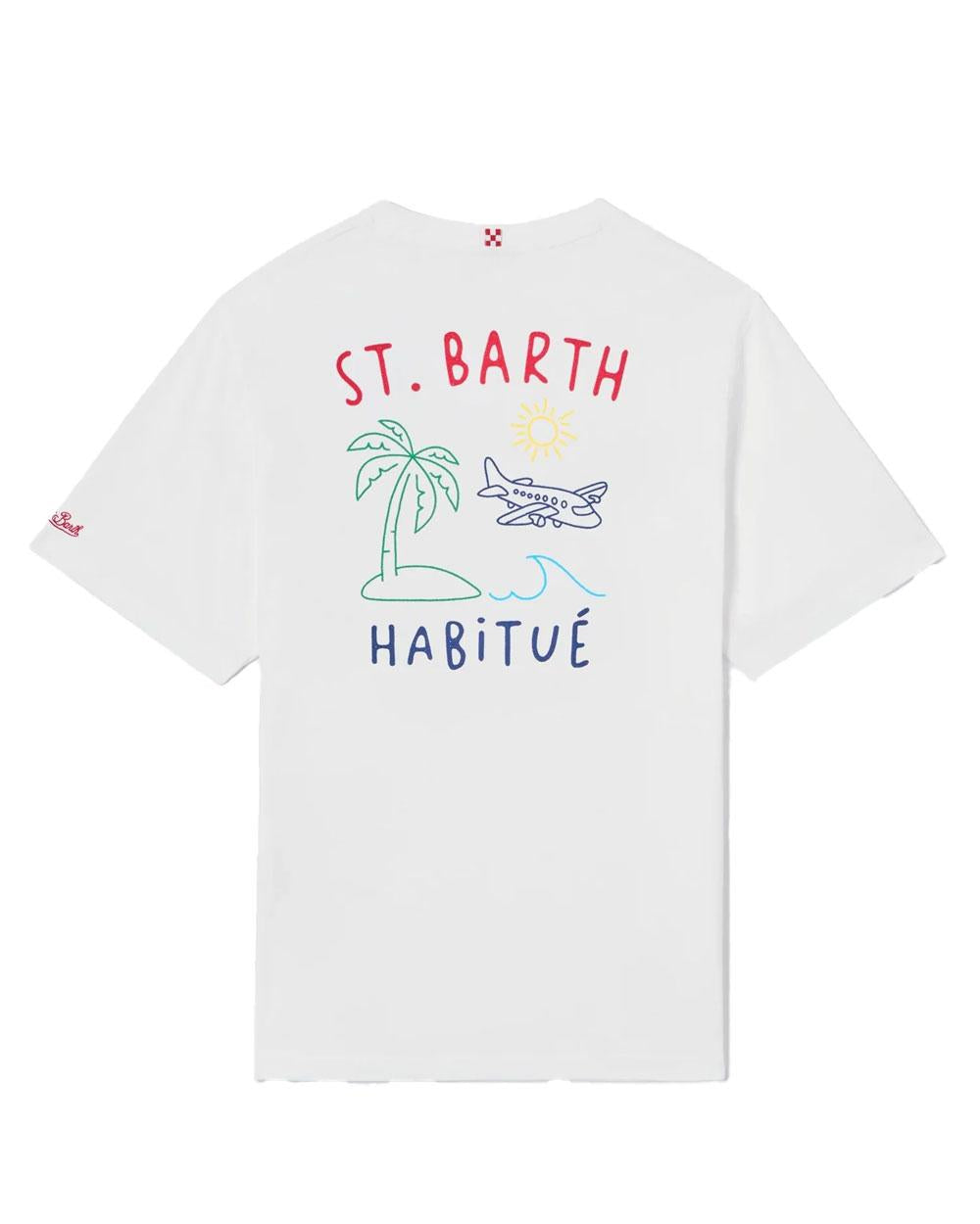 MC2 SAINT BARTH T-shirt Mc2 Saint Barth uomo Portland Habituè bianca PRL000200320L 01N