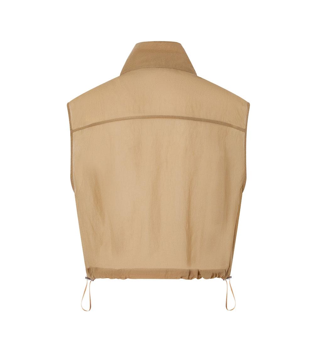 PINKO Gilet Pinko donna 104852 A2EK Fisarmonica marrone gilet leggero 104852 A2EK C82