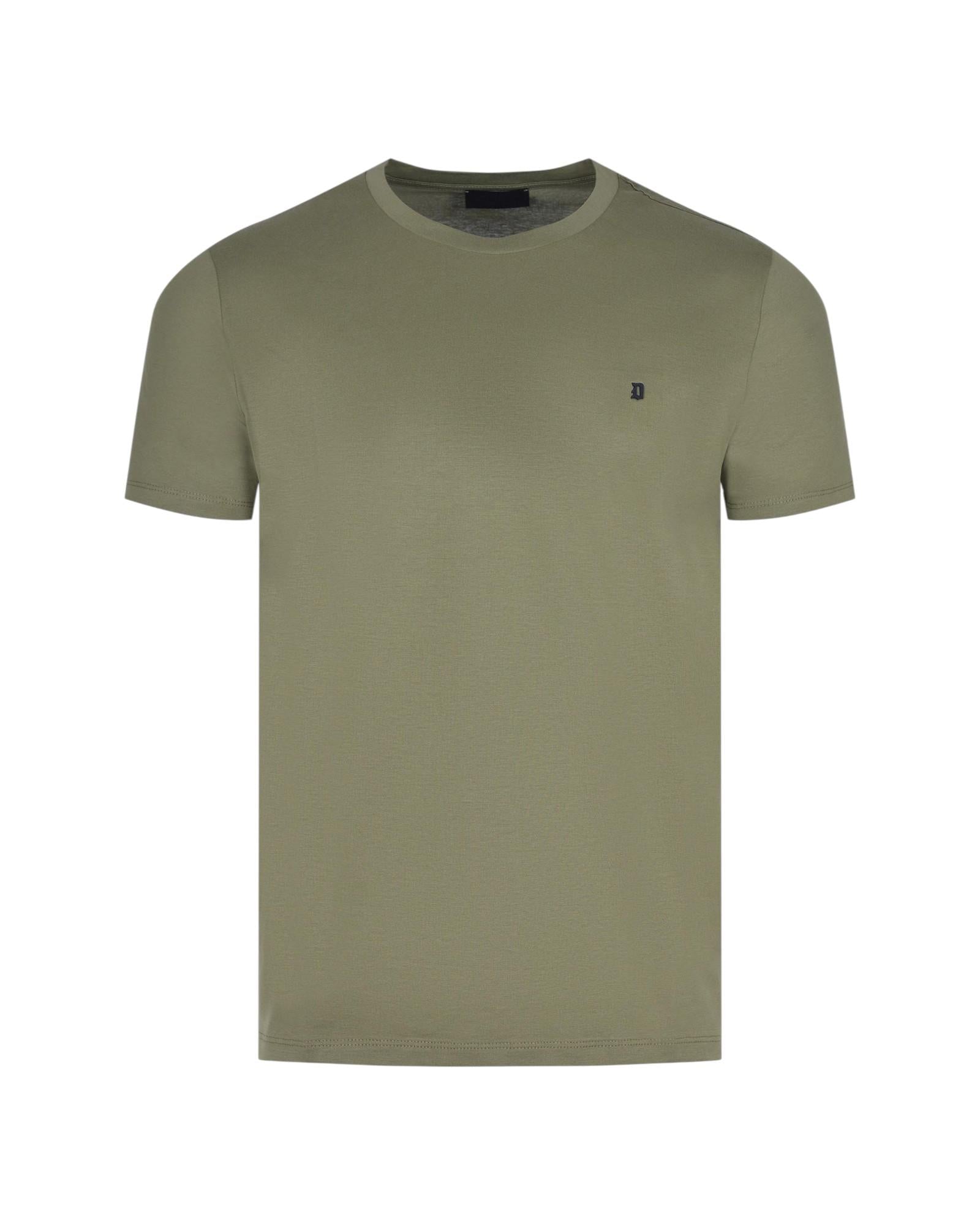DONDUP T-shirt DONDUP uomo US198 JF021UZL 4633 Verde Militare US198JF021UZL4 633