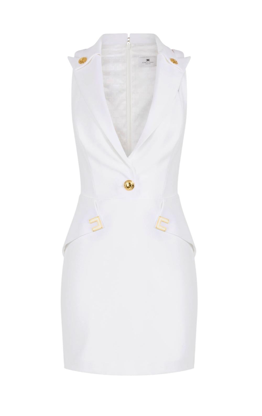 ELISABETTA FRANCHI Abito Elisabetta Franchi donna AB92461E2360 The Club Avorio<BR/> AB92461E2 360