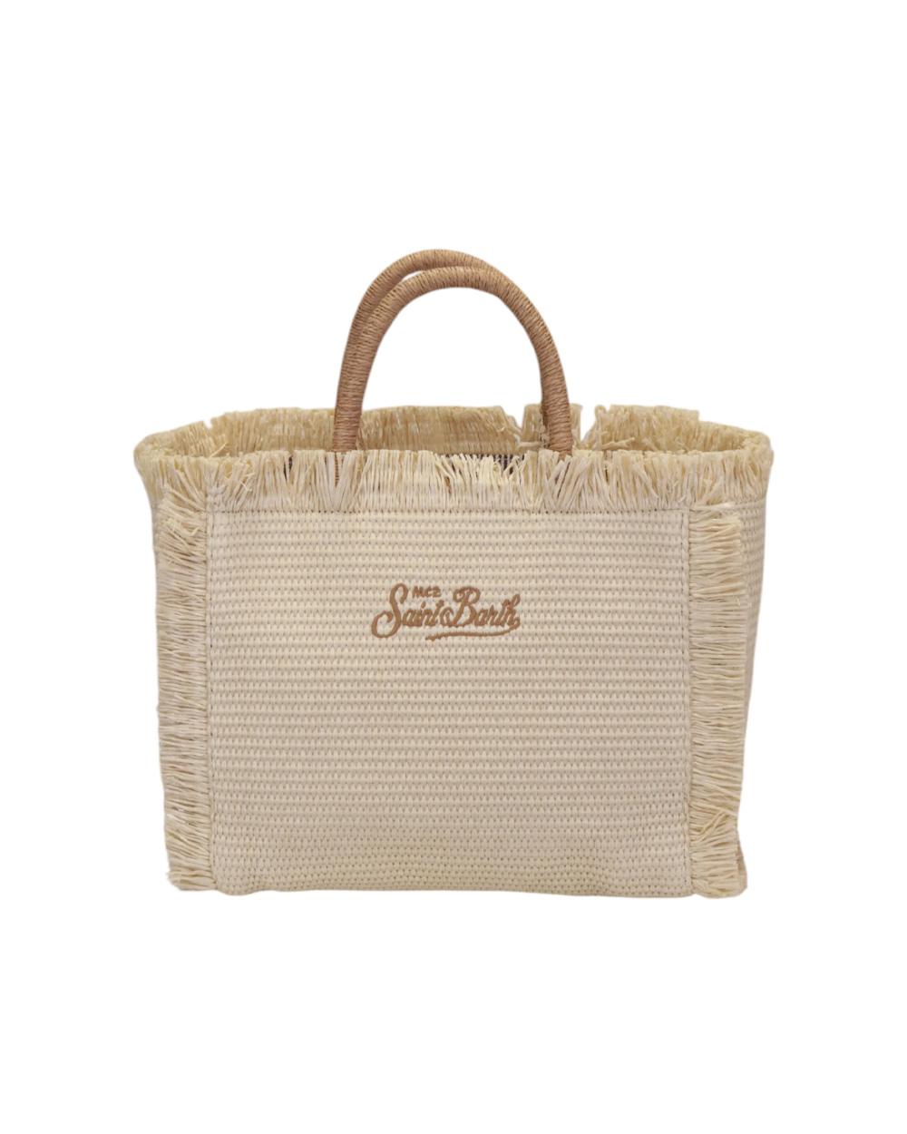 MC2 SAINT BARTH Borsa MC2 SAINT BARTH donna Colette COL001700368L Beige cotonelogo zip tasca tracolla<BR/> COL001700368L 1118