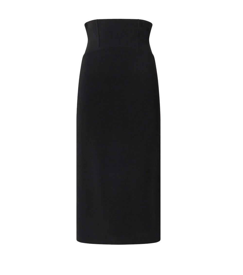 PINKO Gonna donna Pinko 106485A2Q2 Pera nera midi vita a bustino 106485A2Q2 Z99