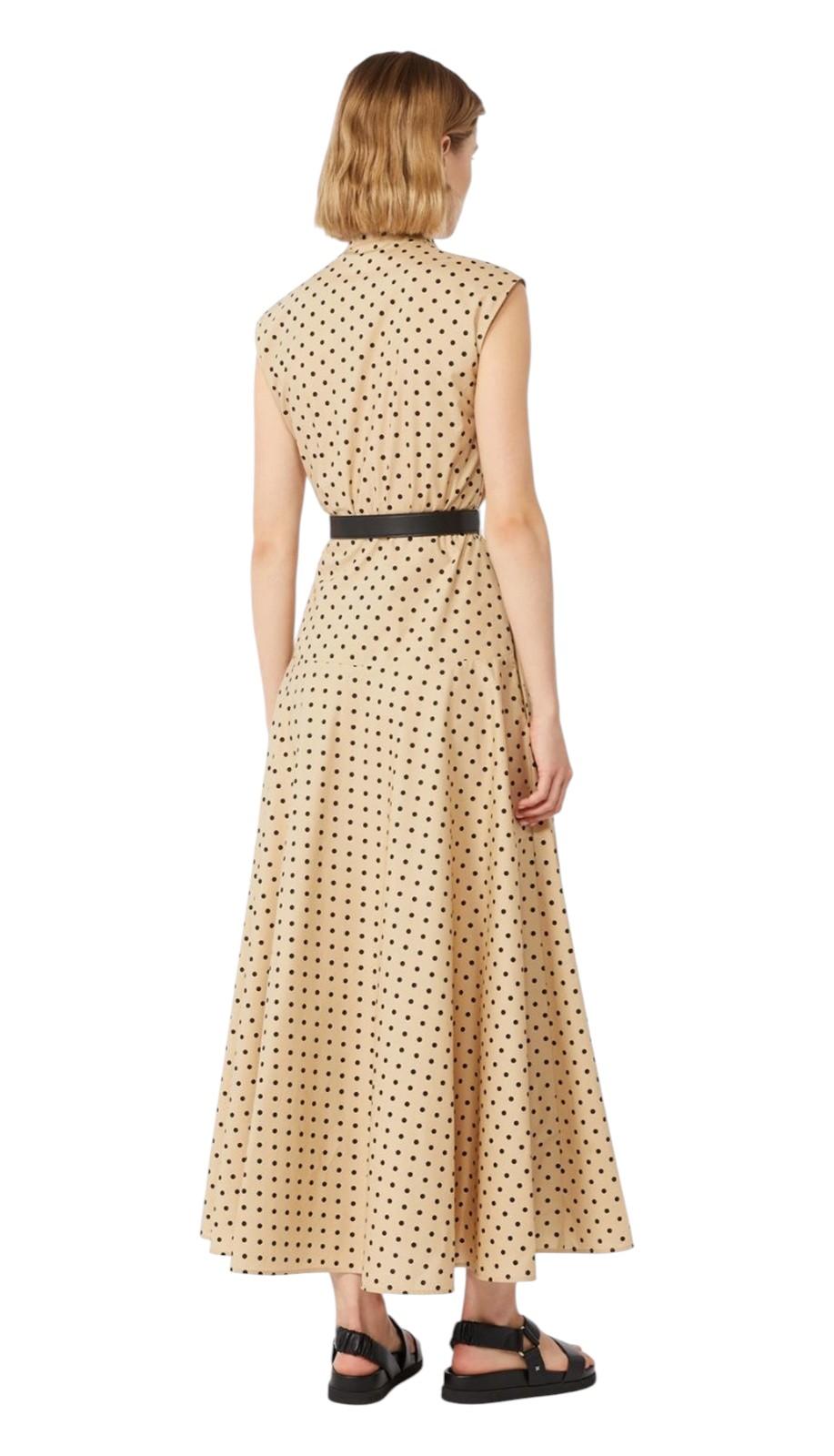 STUDIO Abito Studio donna 2616221142600 003 West chemisier a pois Coloniale Beige<BR/> 2616221142600 003