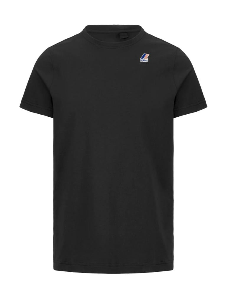 K-WAY T-shirt K-way uomo K007JE0 USY Black EDWARD K007JE0 USY