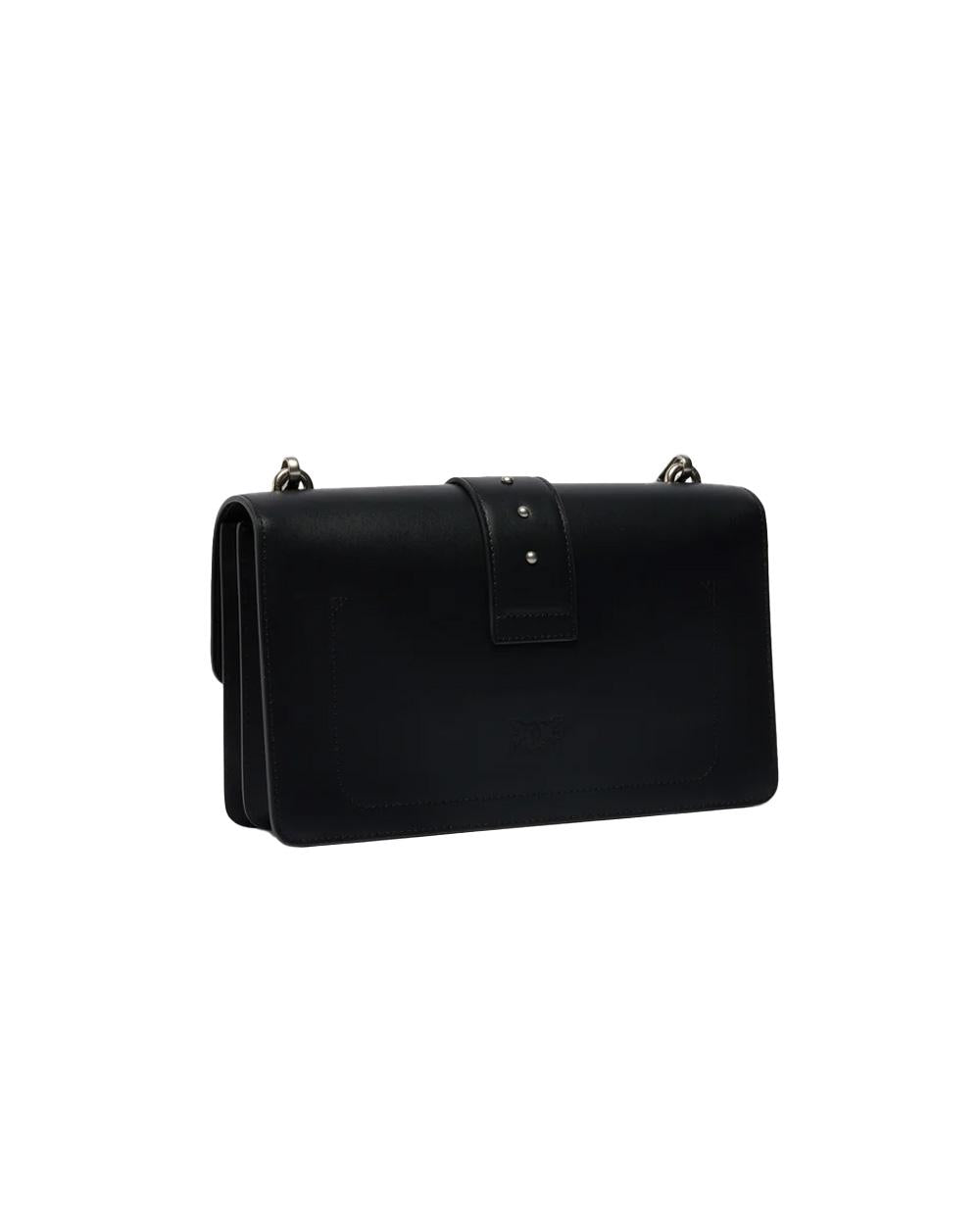 PINKO Borsa PINKO donna LOVE ONE ST CL 105857A0F1 Nera pelle mano seta tracolla regolabile 105857A0F1 Z99O