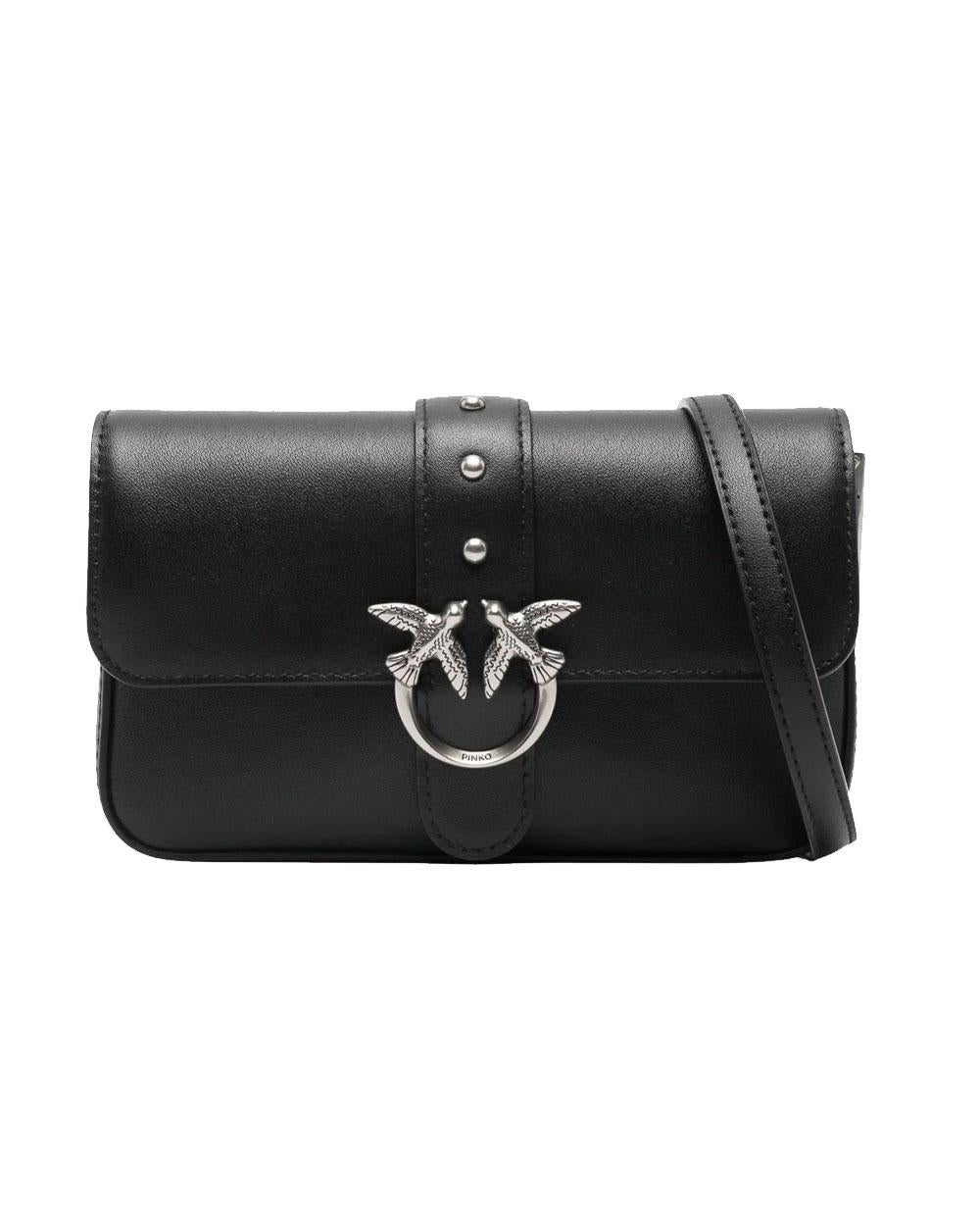 PINKO Borsa Pinko donna 105353A0QO Baby love bag nera one slouchy pelle<BR/> 105353A0QO Z99O