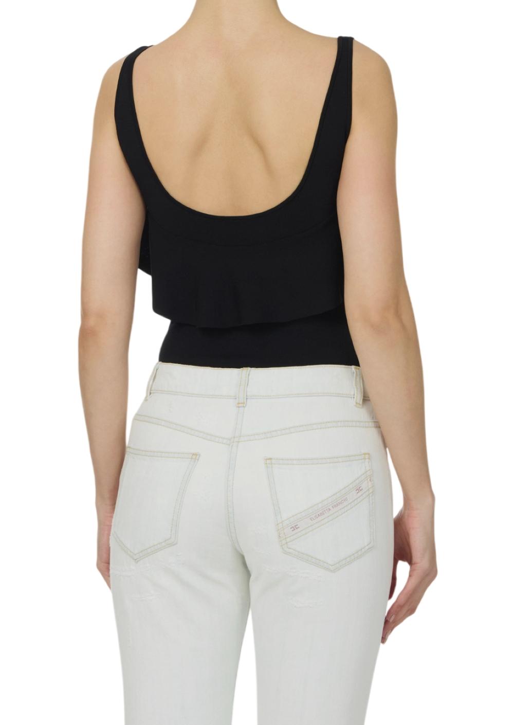 ELISABETTA FRANCHI Body Elisabetta Franchi donna BK86B62E2110 The Club Nero<BR/> BK86B62E2 110