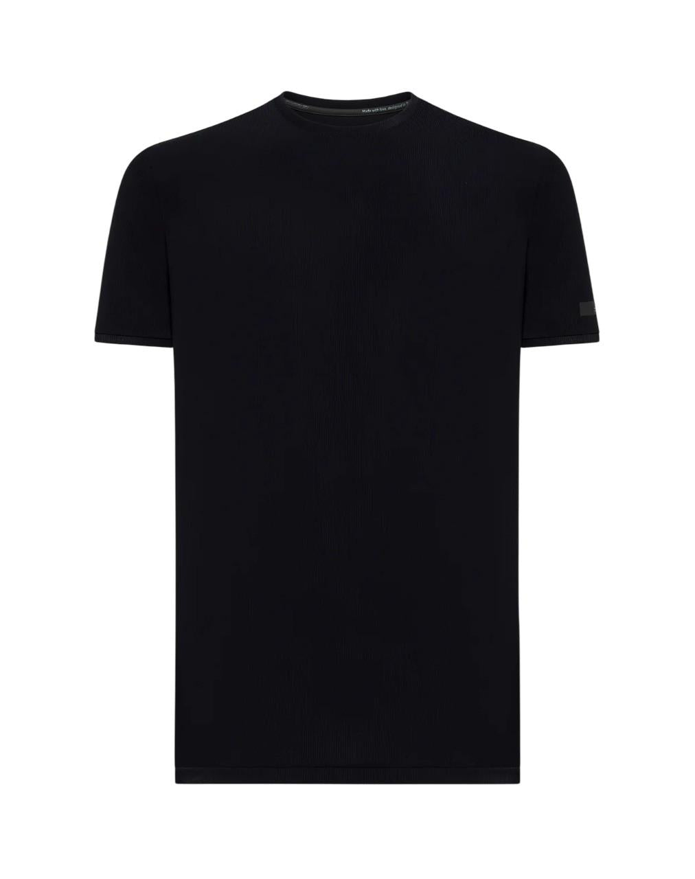 RRD T-shirt RRD uomo 26220 10 Rib Shirty stretch a costine Nero<BR/> 26220 10