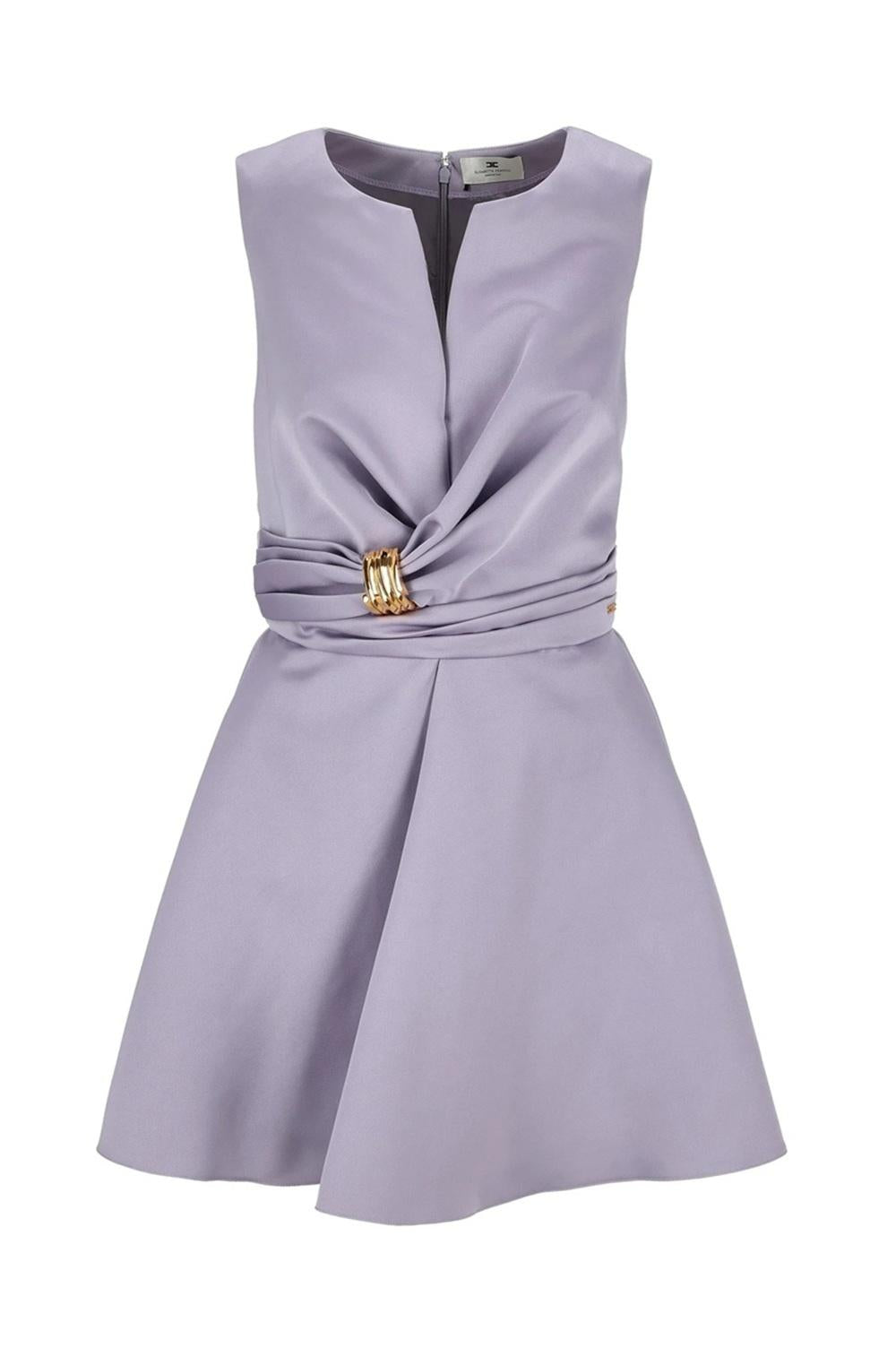 ELISABETTA FRANCHI Abito Elisabetta Franchi donna AB87261E2EV7 Events tubino lilla<BR/> AB87261E2 EV7