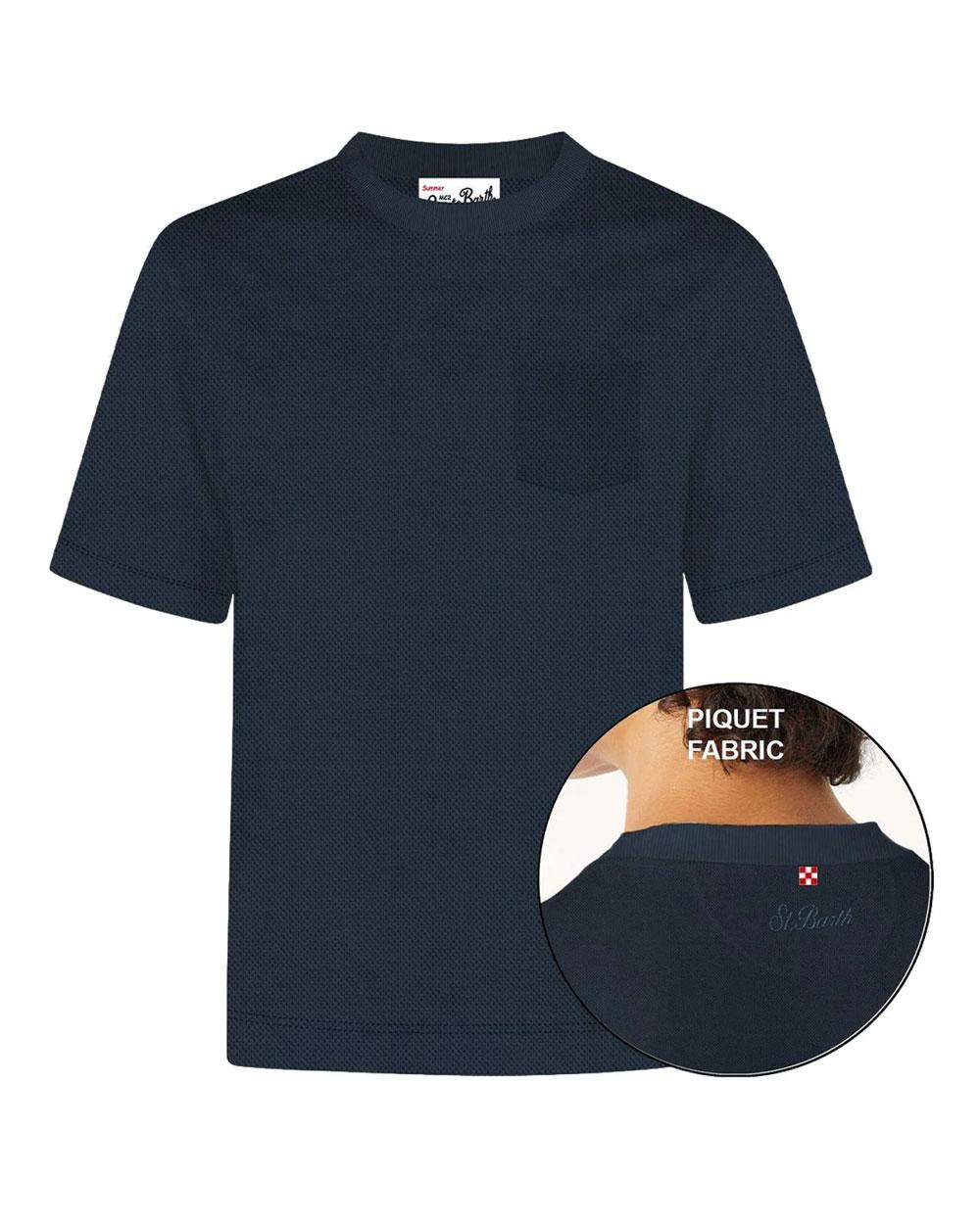MC2 SAINT BARTH T-shirt Mc2 Saint Barth uomo Bakewell blu BKW000100120L 61