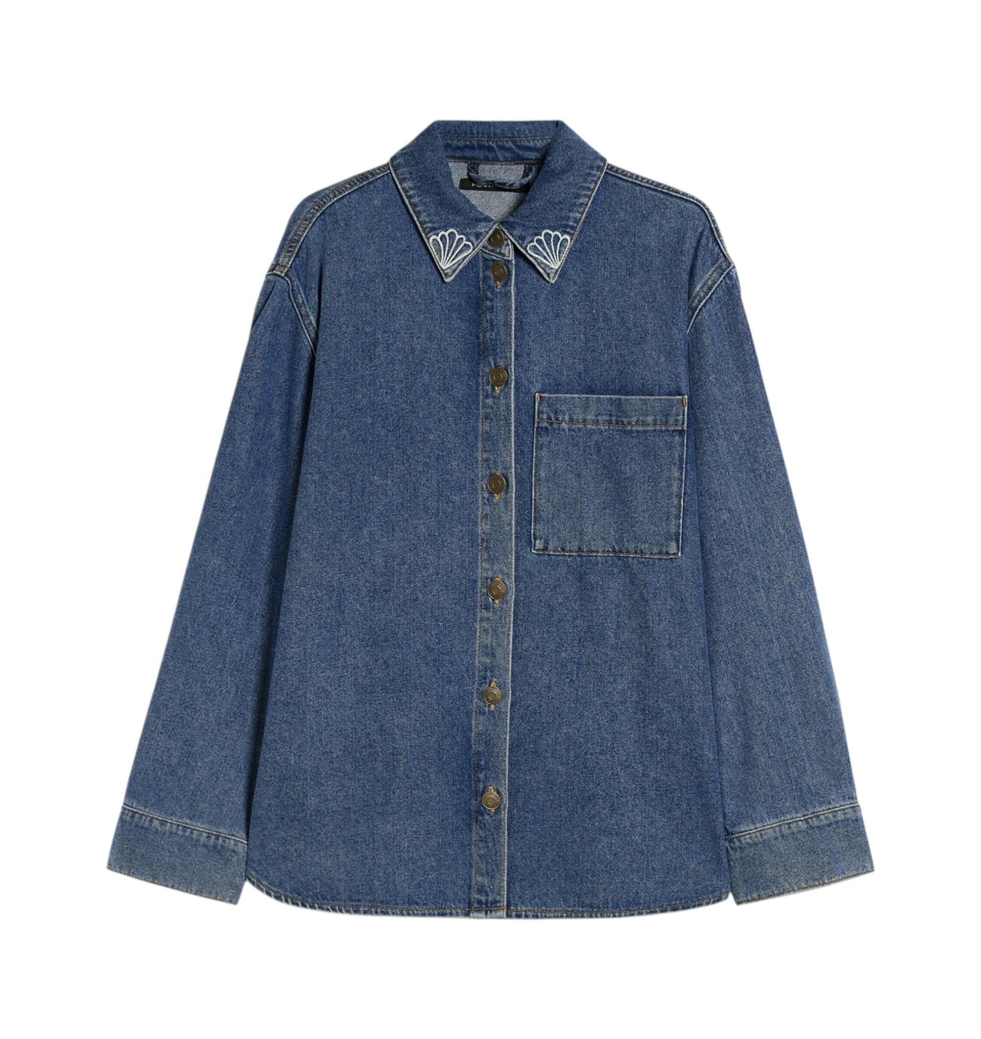 PENNYBLACK Camicia Pennyblack donna 2611111303200 001 Gelo con ricamo Denim<BR/> 2611111303200 001