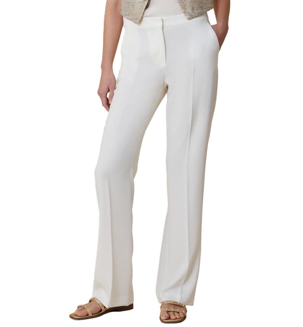 PENNYBLACK Pantalone Pennyblack donna Elenia 2511131092200 Bianco tasche gancio e zip 2511131092200 001