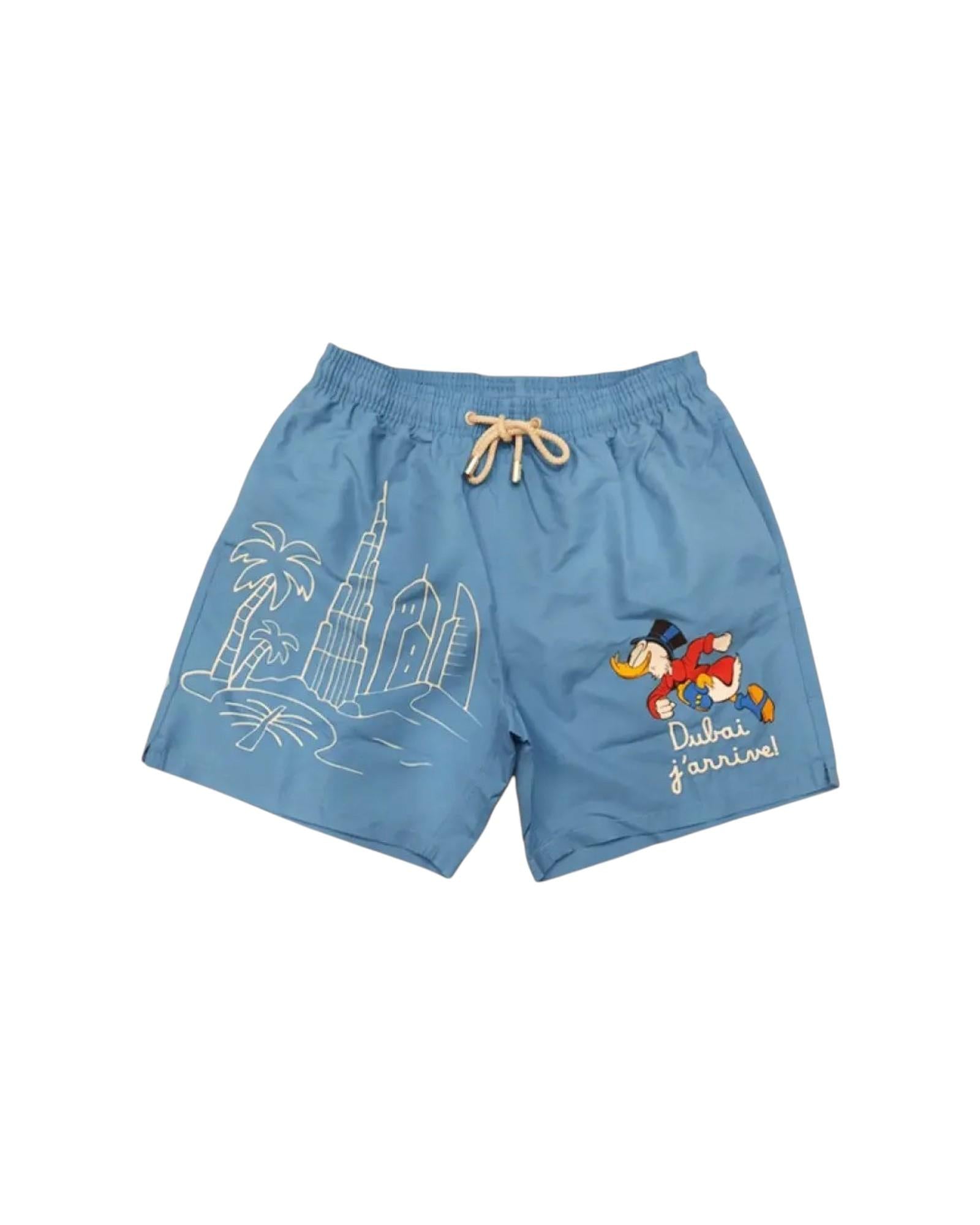 MC2 SAINT BARTH Costume MC2 SAINT BARTH uomo GUS0009 07555L 33 Gustavia in con stampa Scrooge Dubai Disney Azzurro GUS000907555L 33