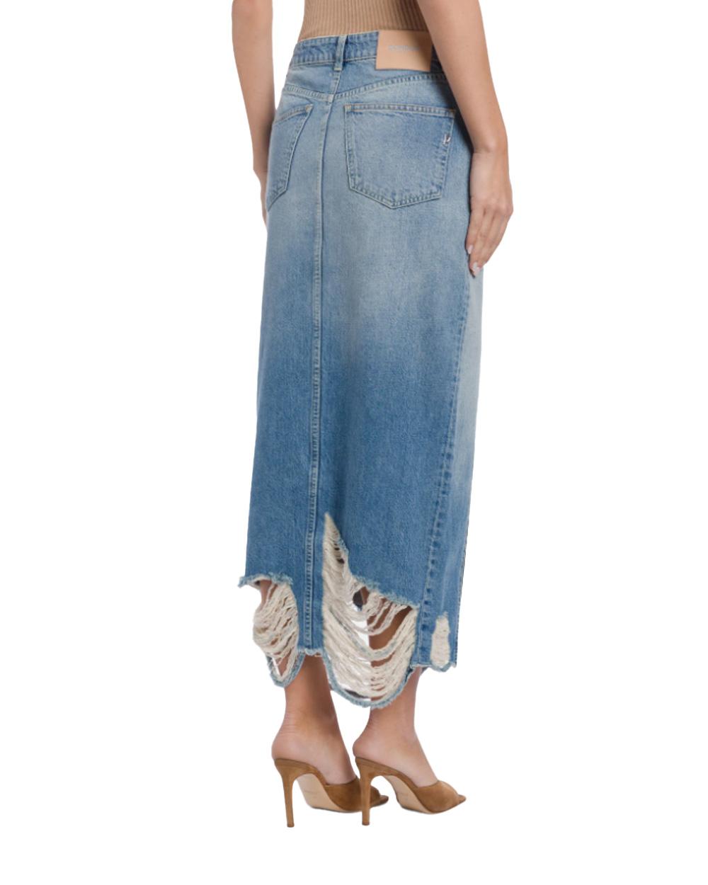 DONDUP Gonna DONDUP donna G610DF0283DMB5 Denim G610DF0283DMB5 800