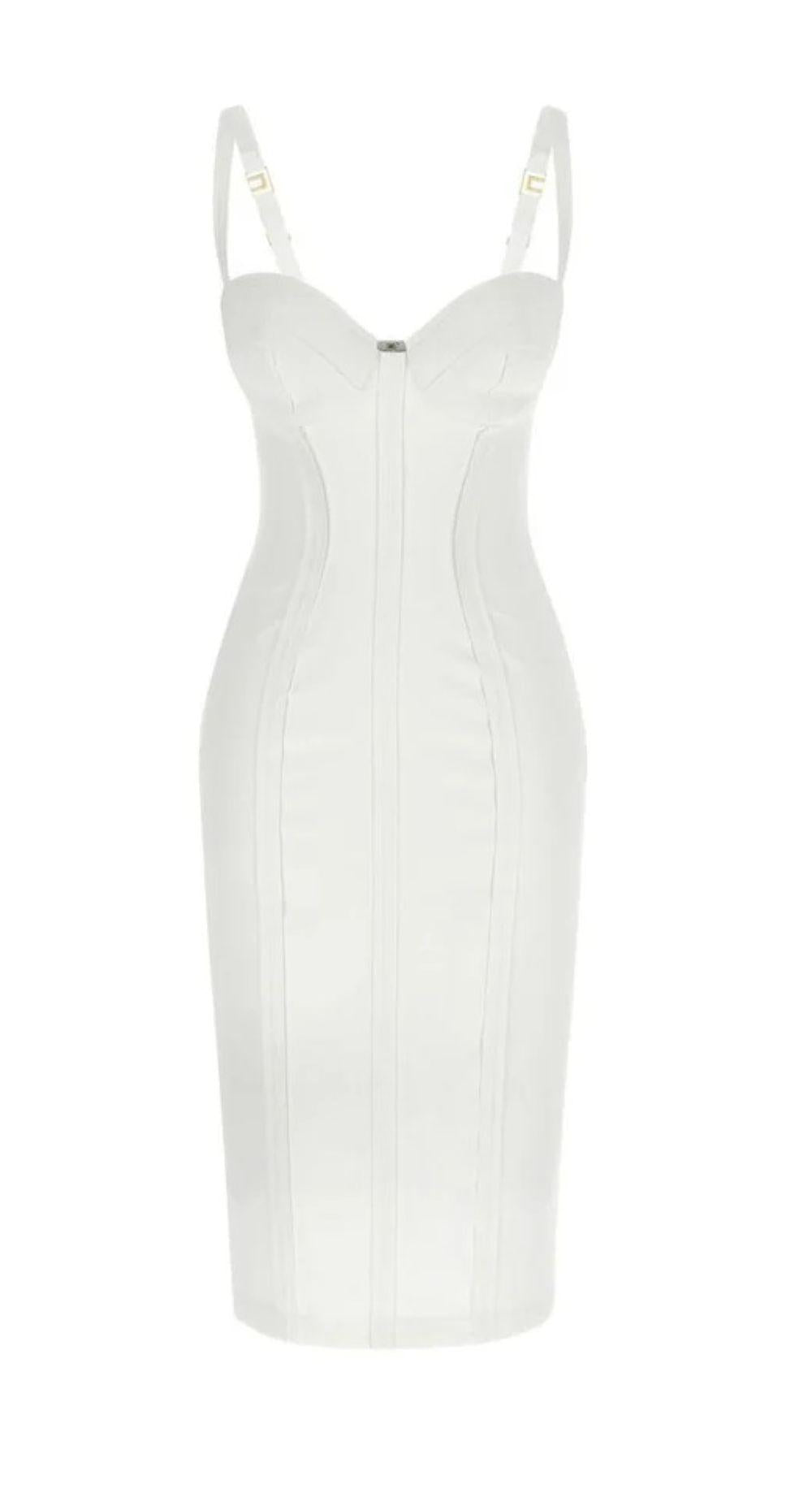 ELISABETTA FRANCHI Abito Elisabetta Franchi donna AB91861E2360 The Club Avorio<BR/> AB91861E2 360