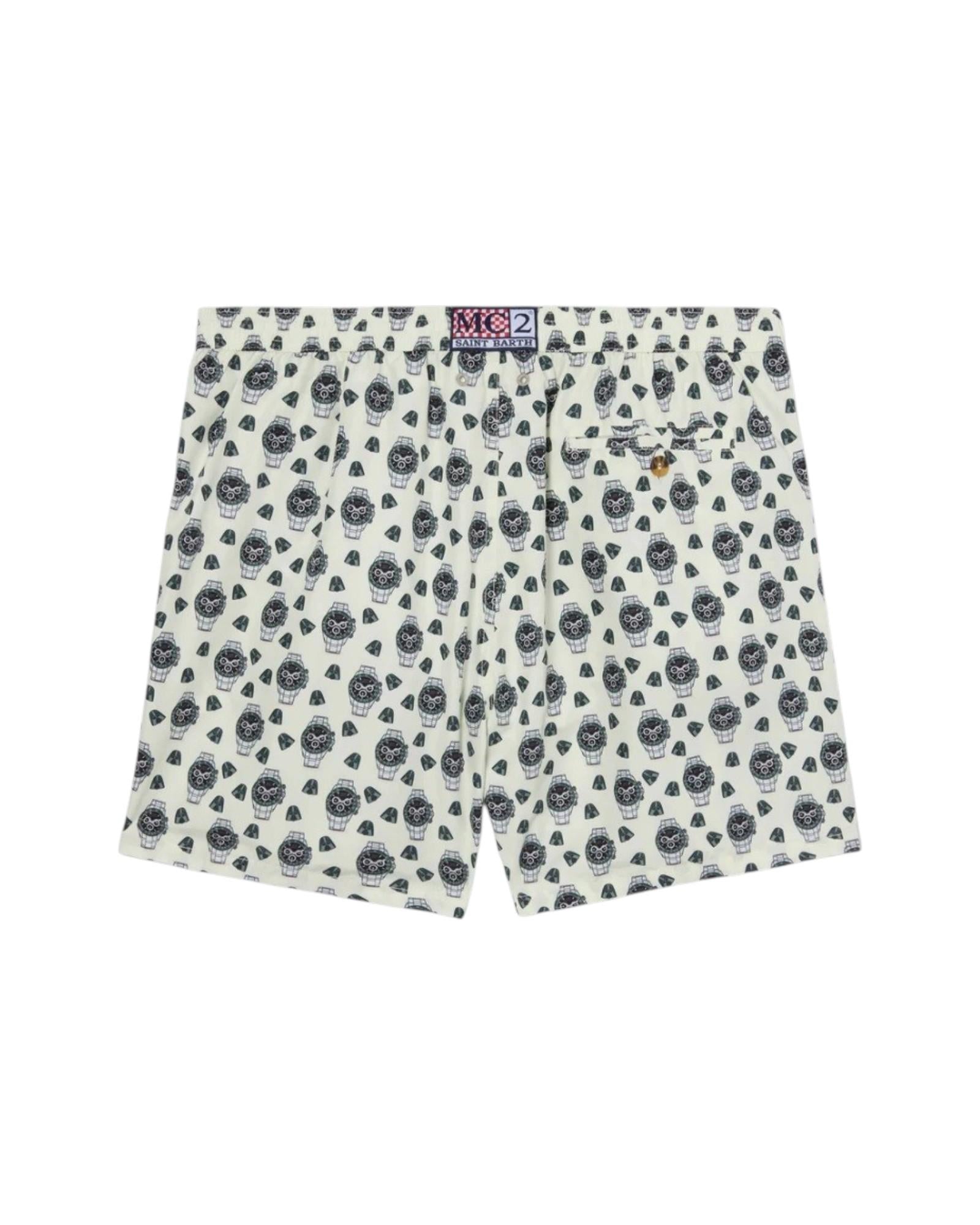 MC2 SAINT BARTH Costume MC2 SAINT BARTH uomo LIG0003 00393L10 Lighting Micro Watch in the Night Panna<BR/> LIG000300393L 10
