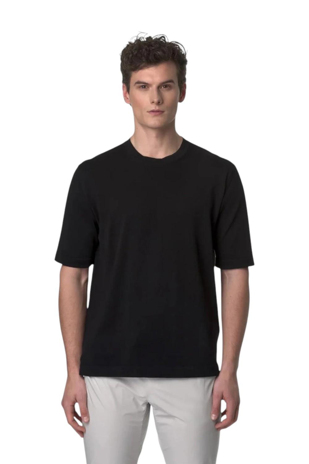 K-WAY T-shirt K-WAY uomo K4126SW USY Nero K4126SW USY