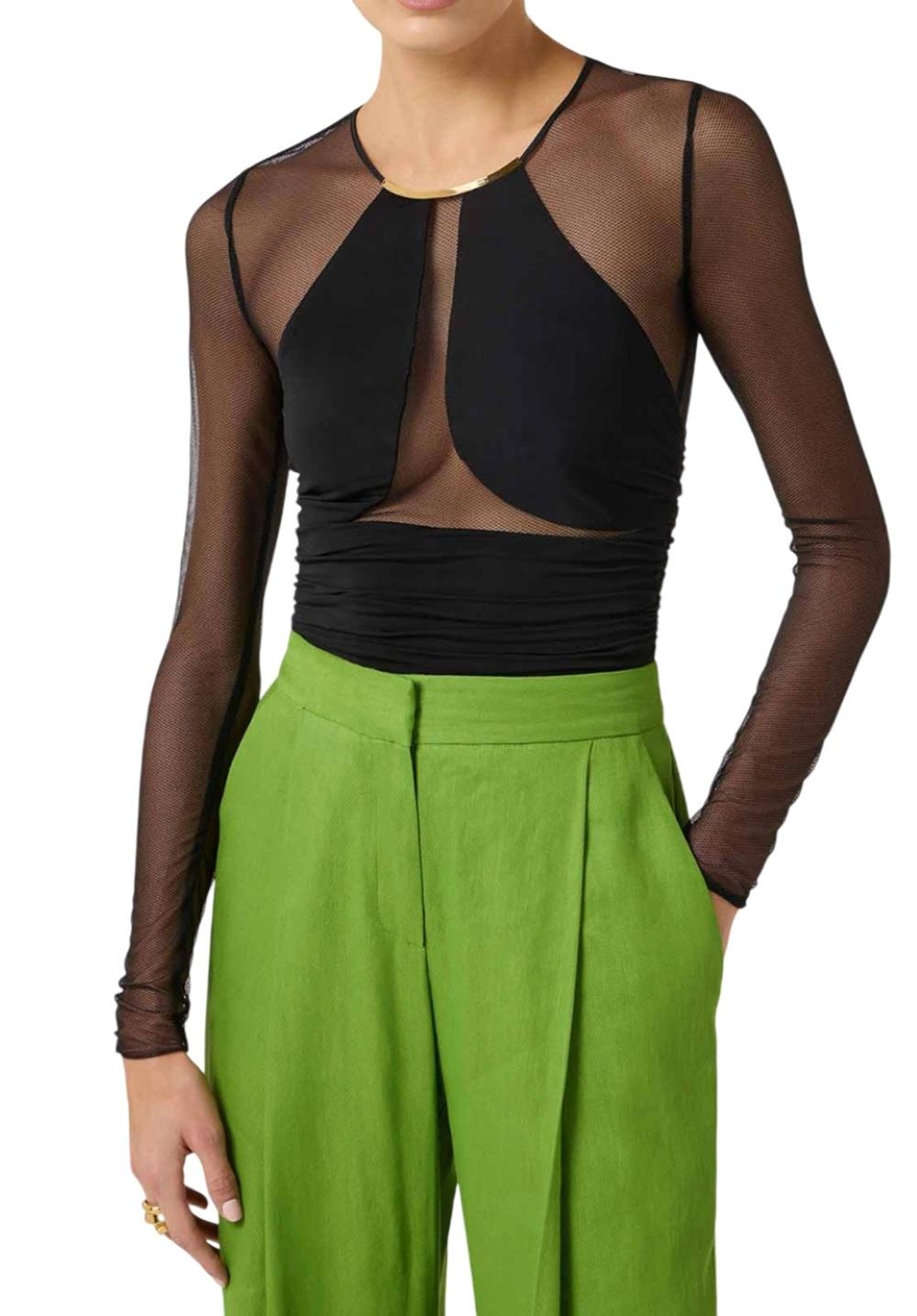ELISABETTA FRANCHI Body Elisabetta Franchi donna BO03062E2110 The Club Nero<BR/><BR/> BO03062E2 110