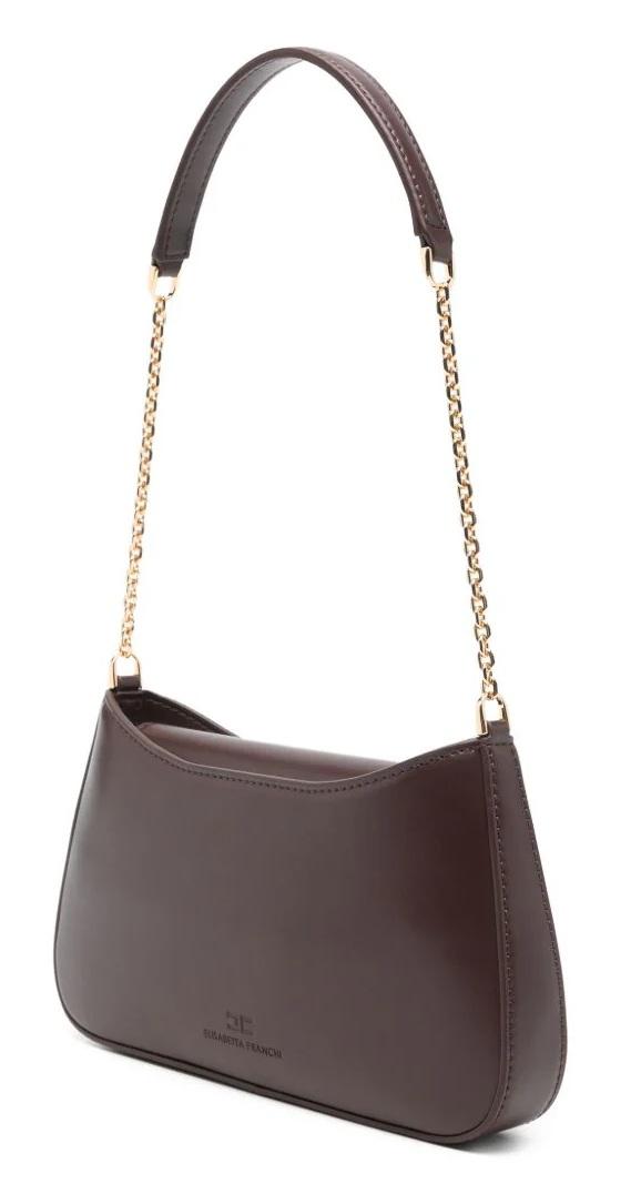 ELISABETTA FRANCHI Borsa donna Elisabetta Franchi BS93A61E2644 a spalla Cacao<BR/> BS93A61E2 644