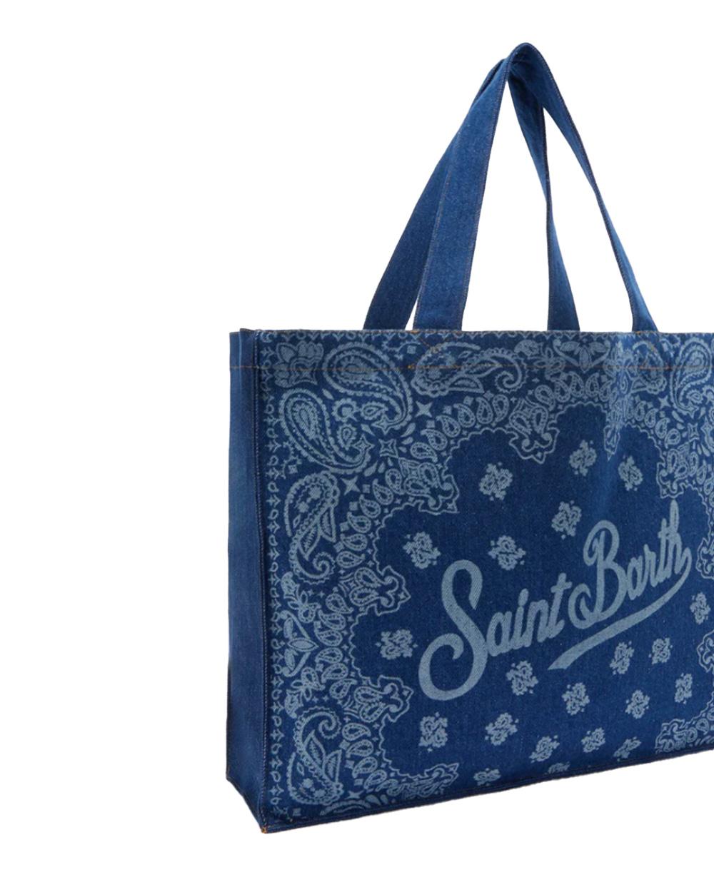 MC2 SAINT BARTH Borsa MC2 SAINT BARTH donna ESSENTIAL BANDANA EBAGN00600780L Blu EBAGN00600780L 11