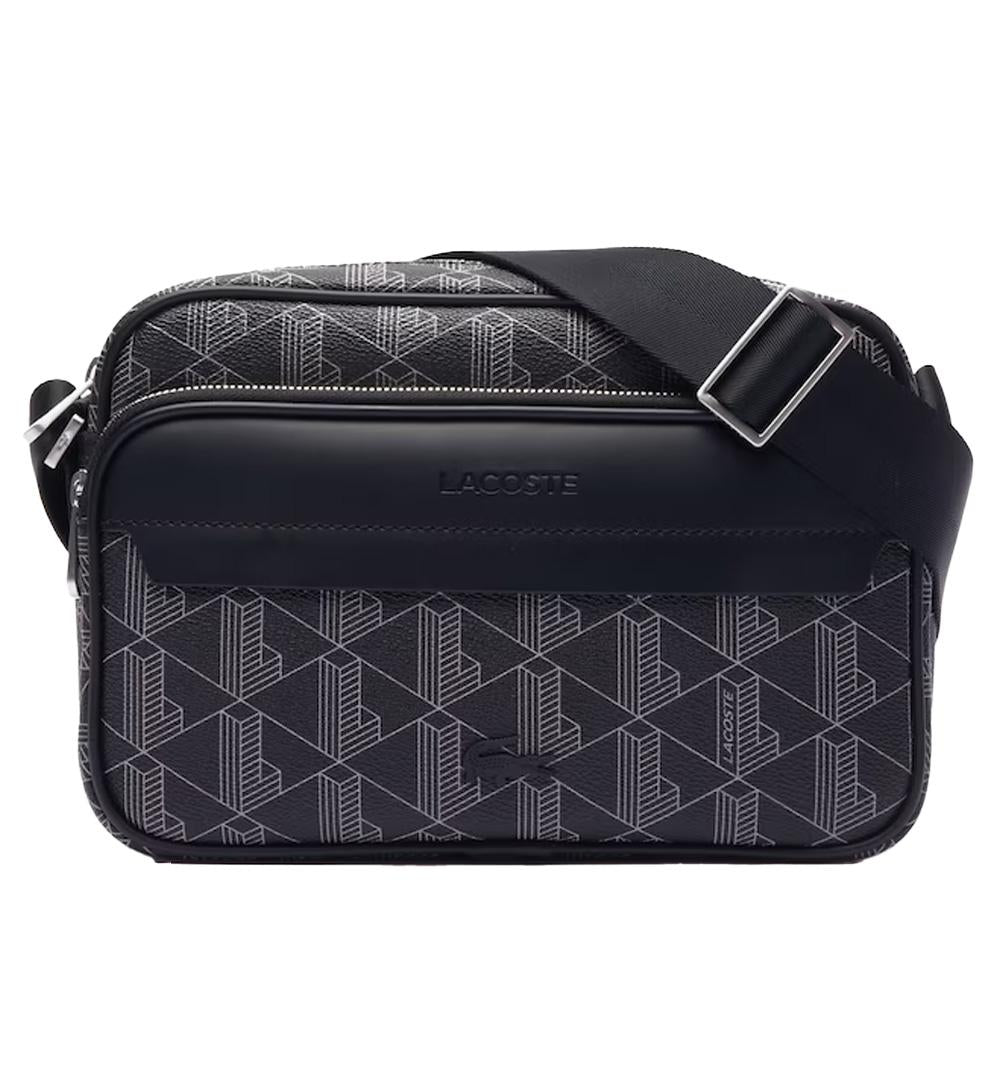 LACOSTE Borsa Lacoste uomo The Blend NH4578LX Nera tracolla scomparti ergonomici cinghia regolabile<BR/> NH4578LX H45