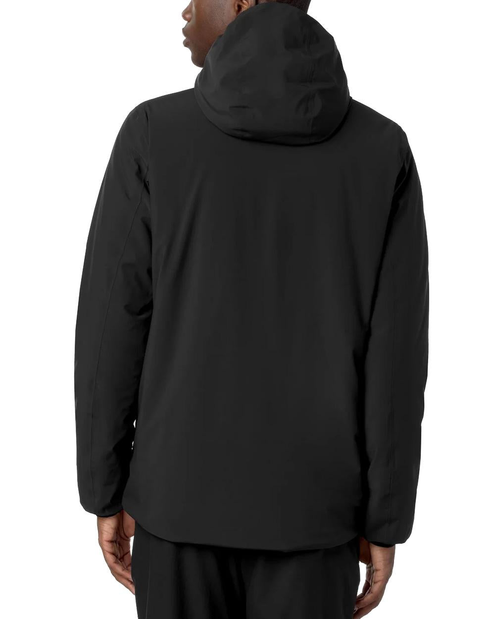 K-WAY Giubbino K-WAY uomo JACK ST WARM REVERSIBLE K6128VW Nero/Verde design reversibile cappuccio chiusura con zip tasche multiple vestibilità slim K6128VW AH3