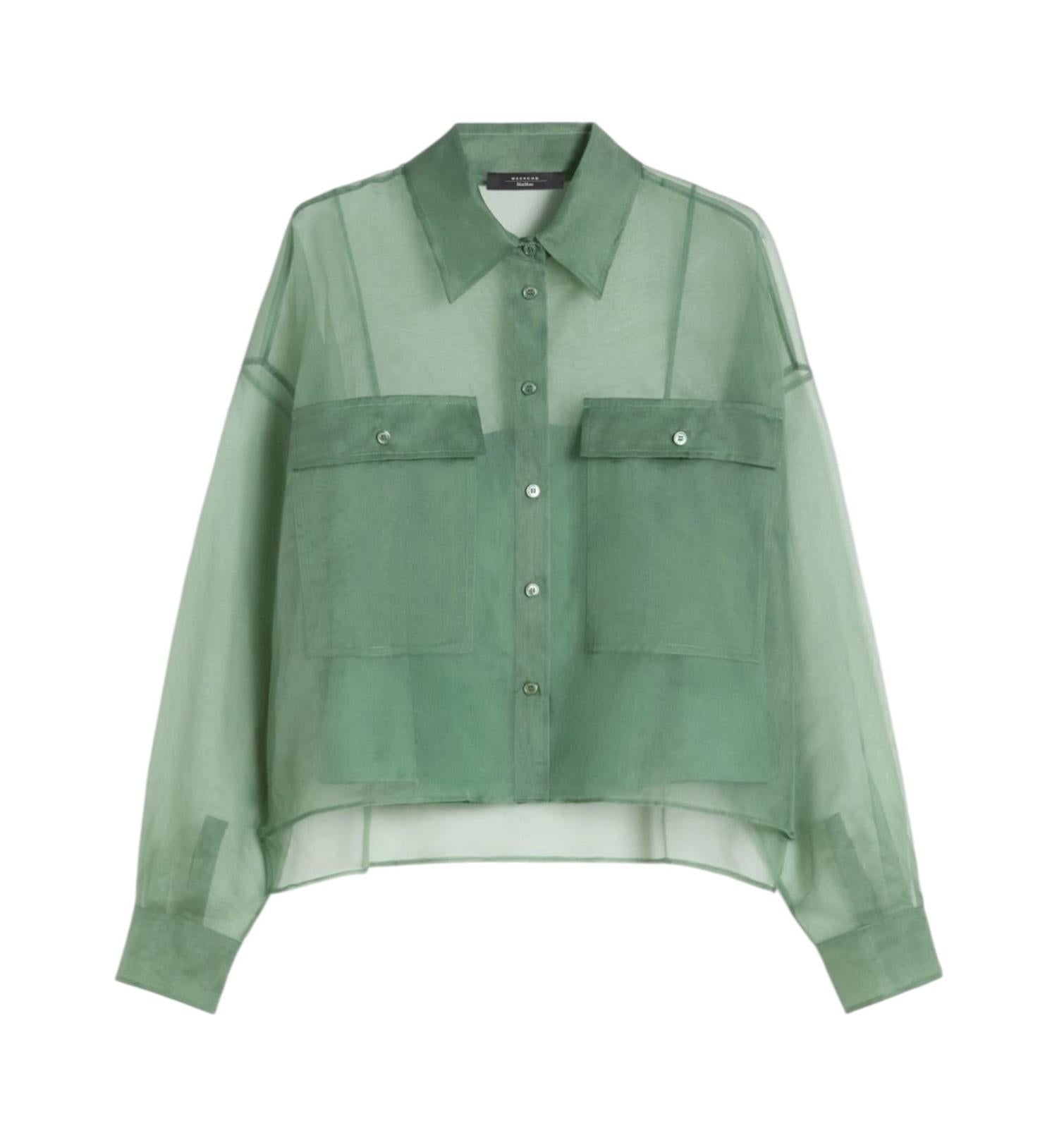 WEEKEND Camicia Weekend donna 2615261012600 063 Colomba organza Verde<BR/> 2615261012600 063