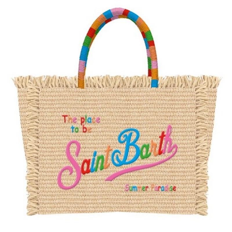 MC2 SAINT BARTH Borsa MC2 Saint Barth COLETTESTRAWN00174H11 paglia multicolor COLETTESTRAWN00174H 11