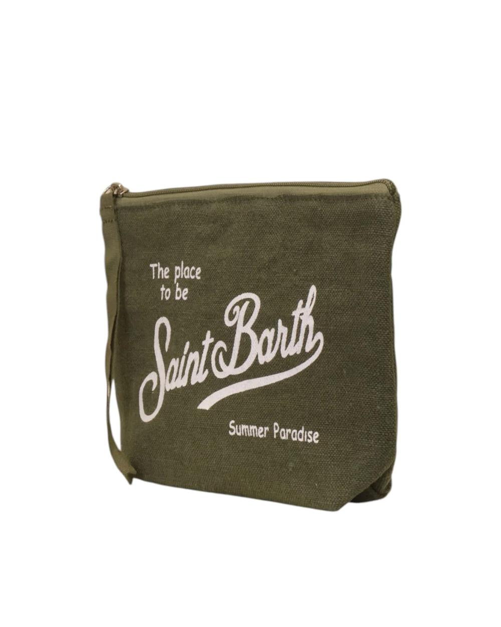 MC2 SAINT BARTH Pochette MC2 SAINT BARTH unisex Aline Linen ALI000400144L Verde ALI000400144L 52
