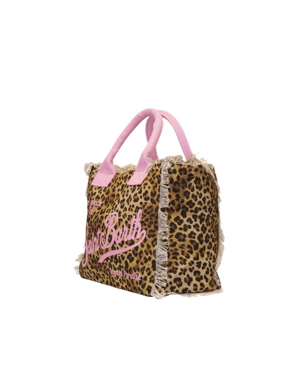 MC2 SAINT BARTH Borsa MC2 SAINT BARTH donna Vanity Sand VANI00102591L Marrone zip tasca animalier VANI00102591L 0021