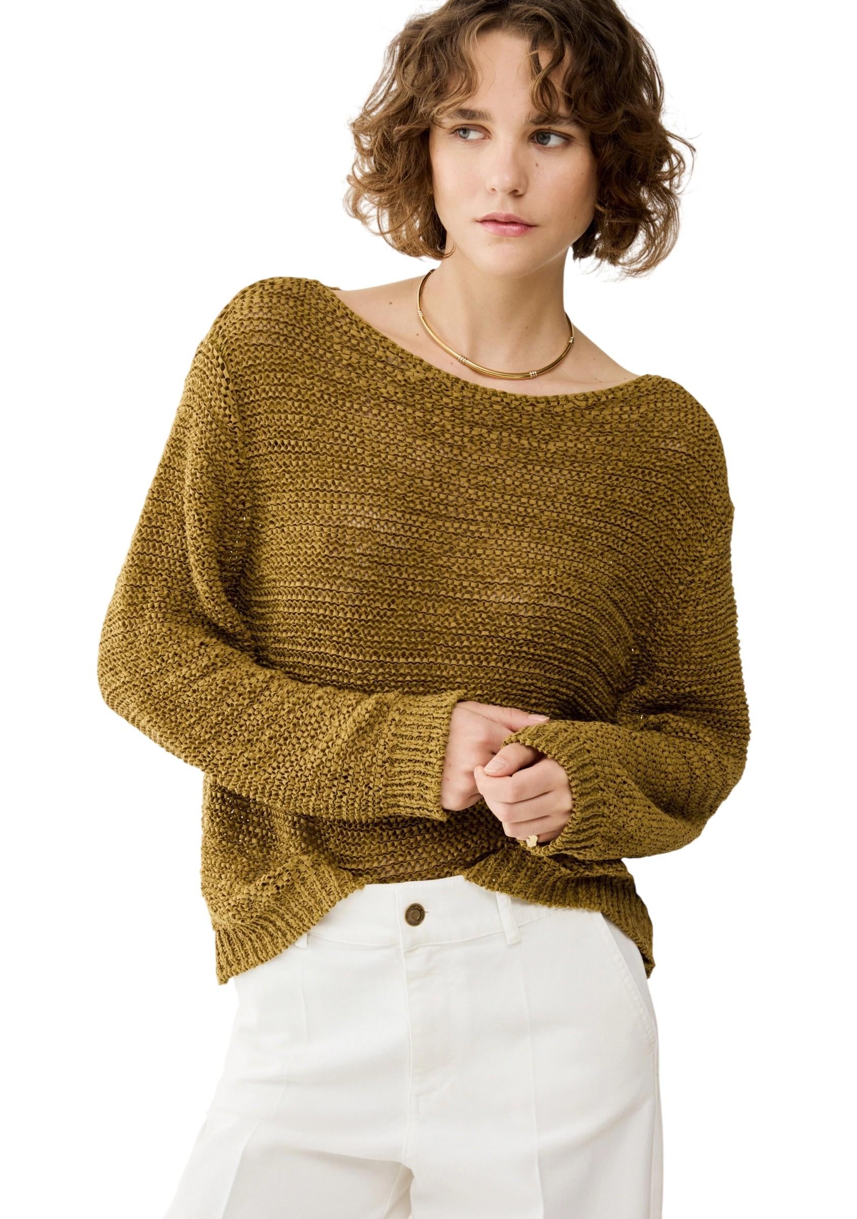 PENNYBLACK Maglia Pennyblack donna 2612361022200 001 Acaici lavorazione 3D Oliva 2612361022200 001