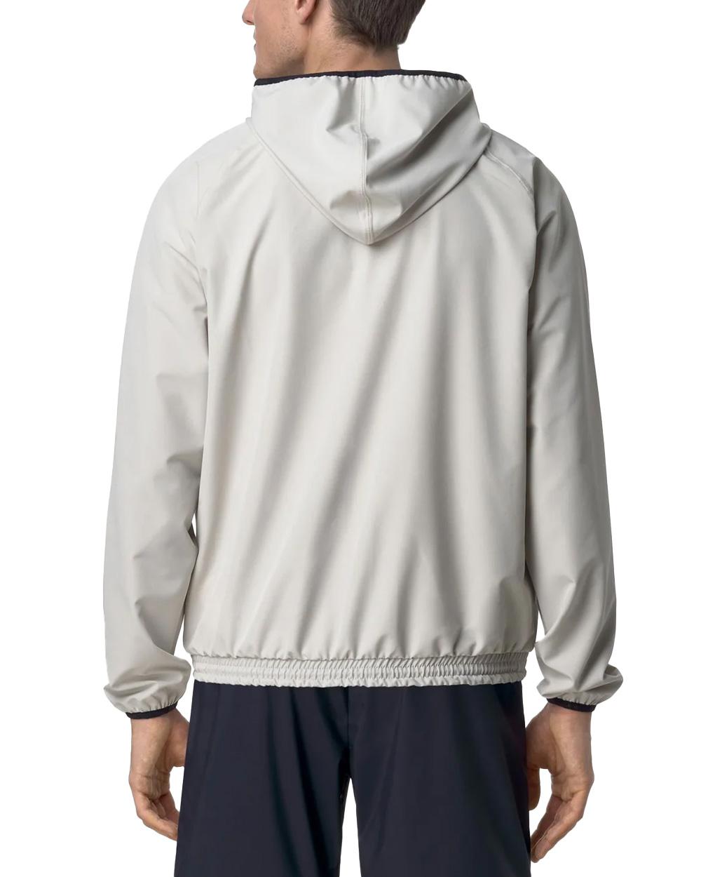 K-WAY Giubbino K-WAY uomo K8138RW SIA Beige cappuccio zip tasca logo poliestere K8138RW 634