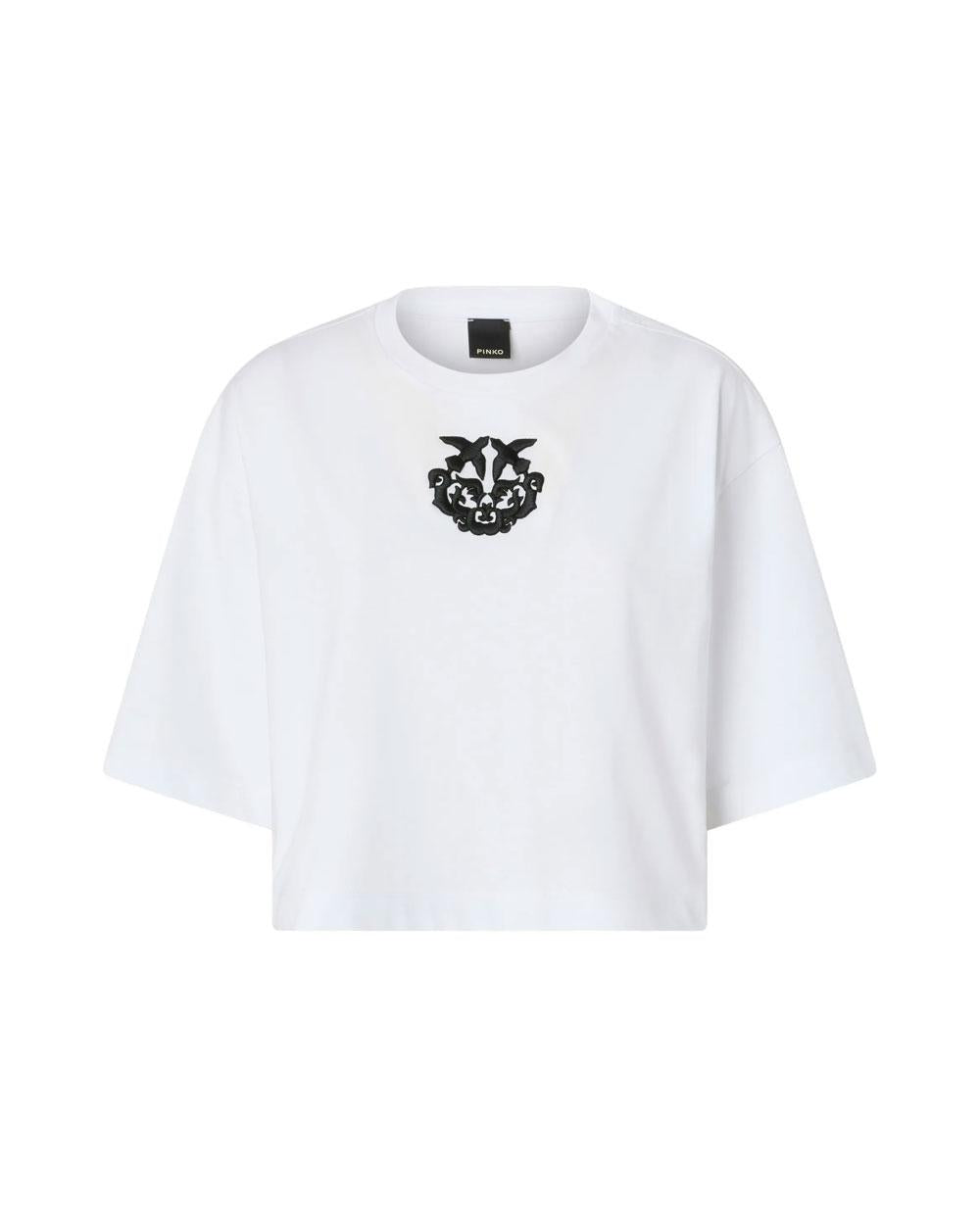 PINKO T-shirt Pinko donna 106814A3AM Borghetto bianca <BR/> 106814A3AM Z04