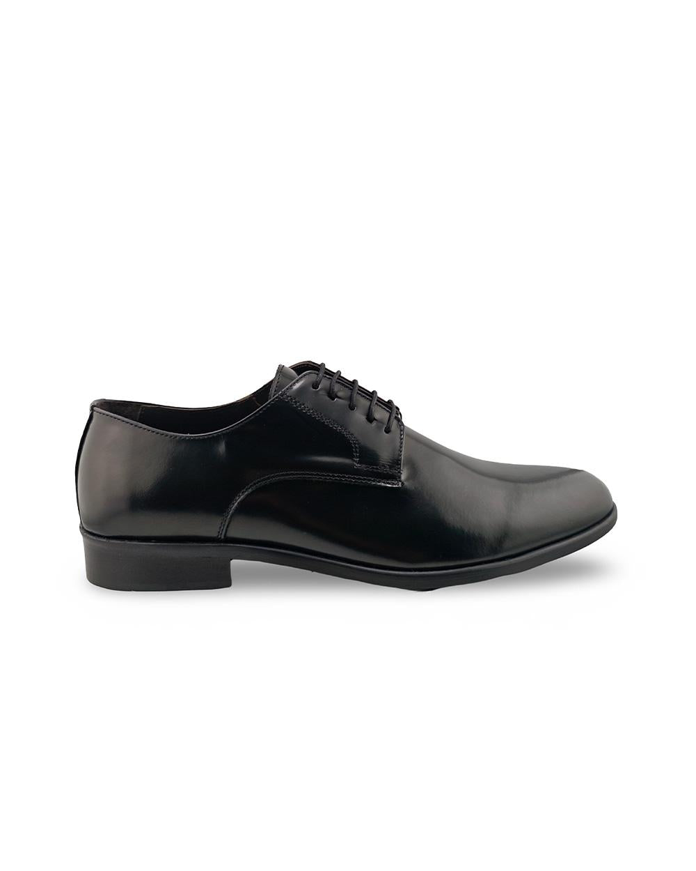 DANIELE ALESSANDRINI Scarpe DANIELE ALESSANDRINI uomo DUF0001 Nere derby pelle punta arrotondata lacci sottili DUF0001 9000