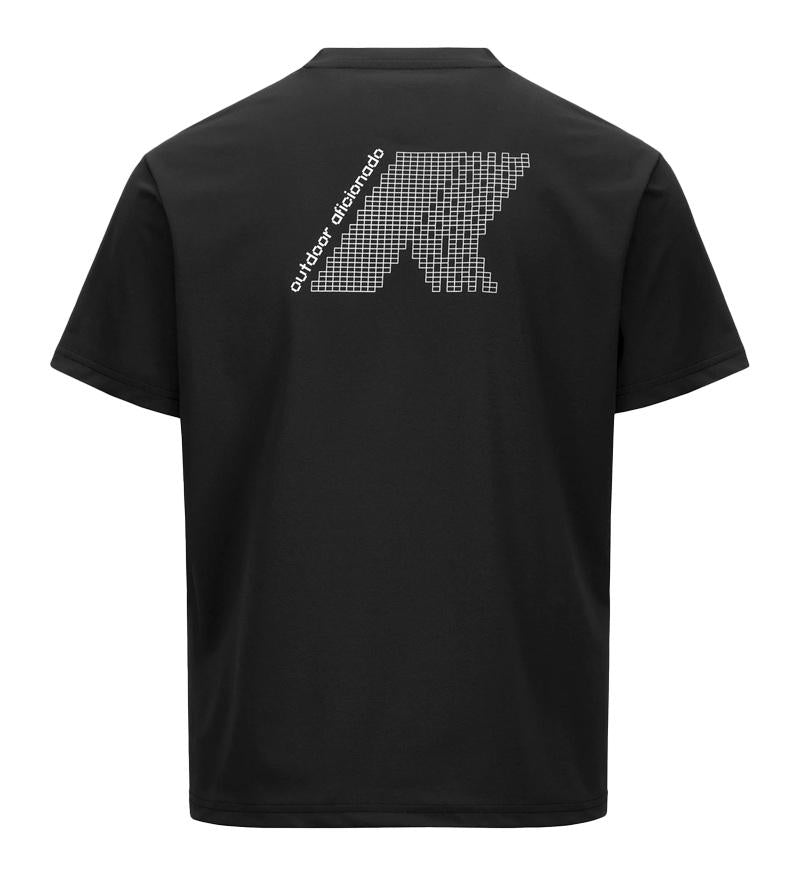 K-WAY T-shirt K-way uomo K61279W 703 nera graphite K61279W USY