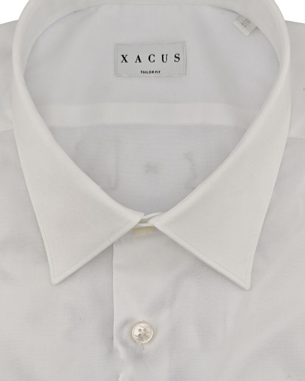 XACUS Camicia XACUS uomo 564ML16113 Bianca collo francese bottoni cucitura croce 564ML16113 001