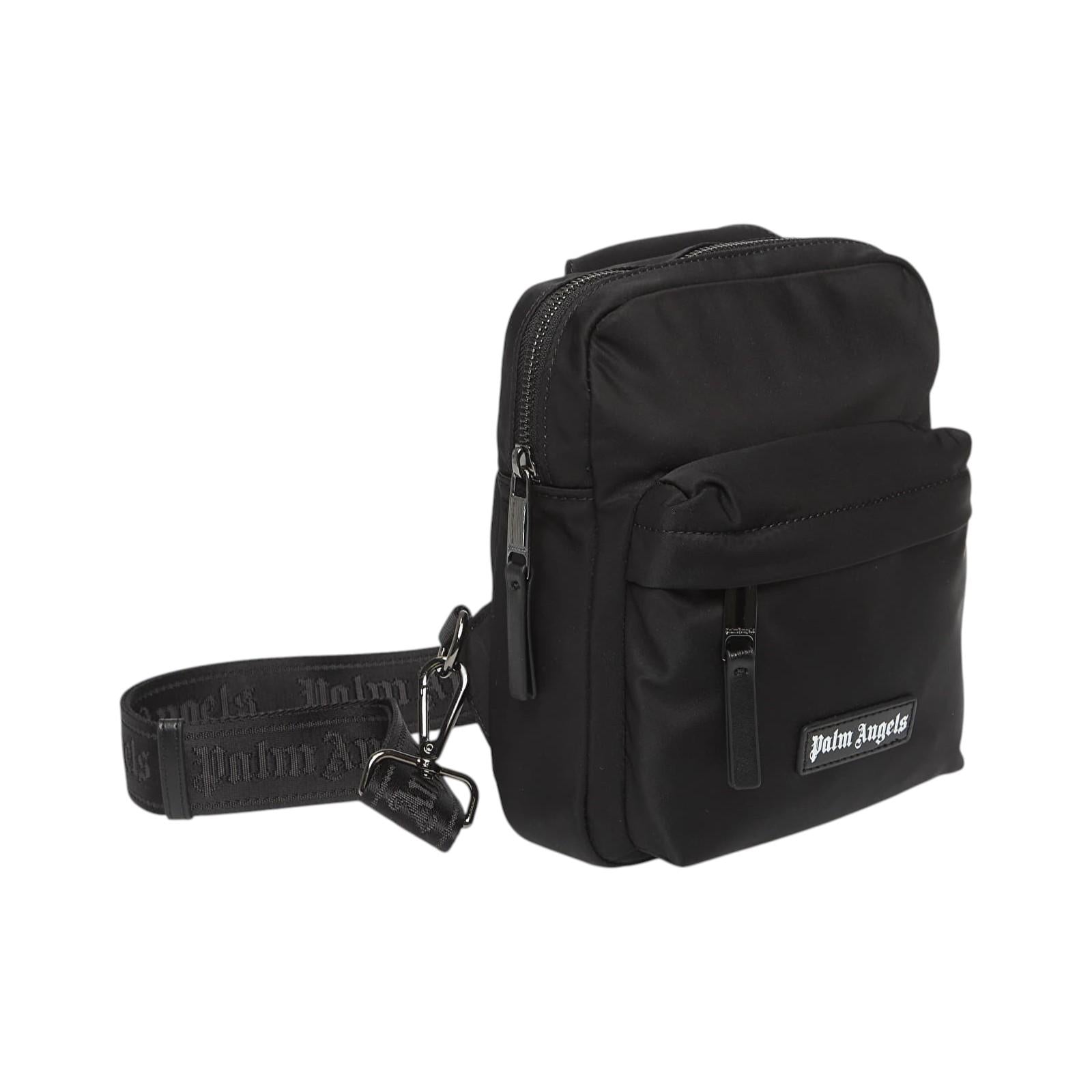PALM ANGELS Borsa Palm Angels donna PMNQ01ES26FAB0011 003 Crossbody Bag Nero<BR/> PMNQ01ES26FAB001 1003