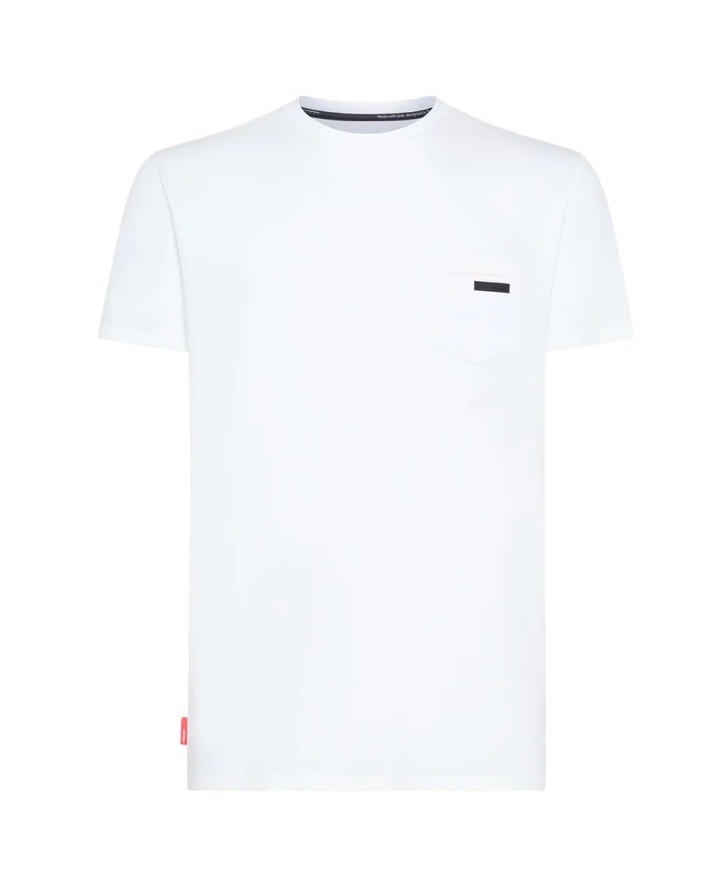 RRD T-shirt RRD uomo 26200 Revo Shirty Bianca cotone girocollo antipiega jersey<BR/><BR/> 26200 09