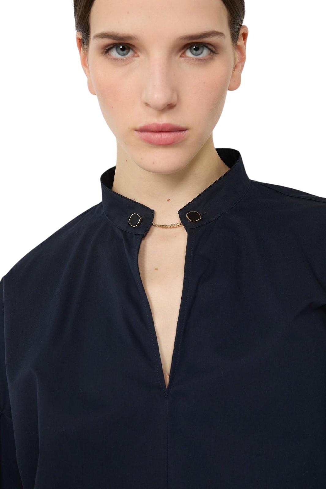 STUDIO Blusa Studio donna 2616191021600 004 Ginnasta in cotone Blu<BR/> 2616191021600 004