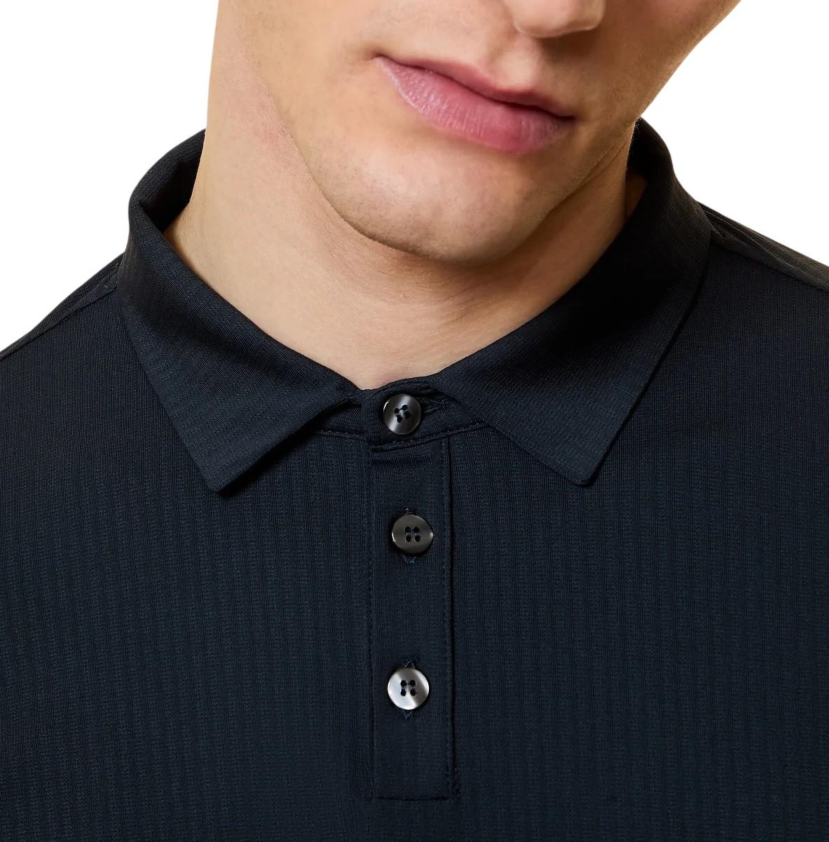 RRD Polo RRD uomo 26450 85 Dyn in tessuto tecnico stretch Blu Nero<BR/> 26227 60