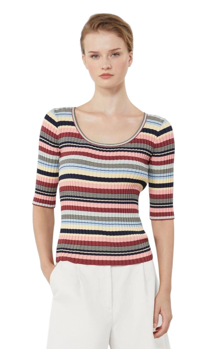 WEEKEND Maglia Weekend donna 2615361032600 013 Guglia in filato stretch Multicolor<BR/> 2615361032600 013