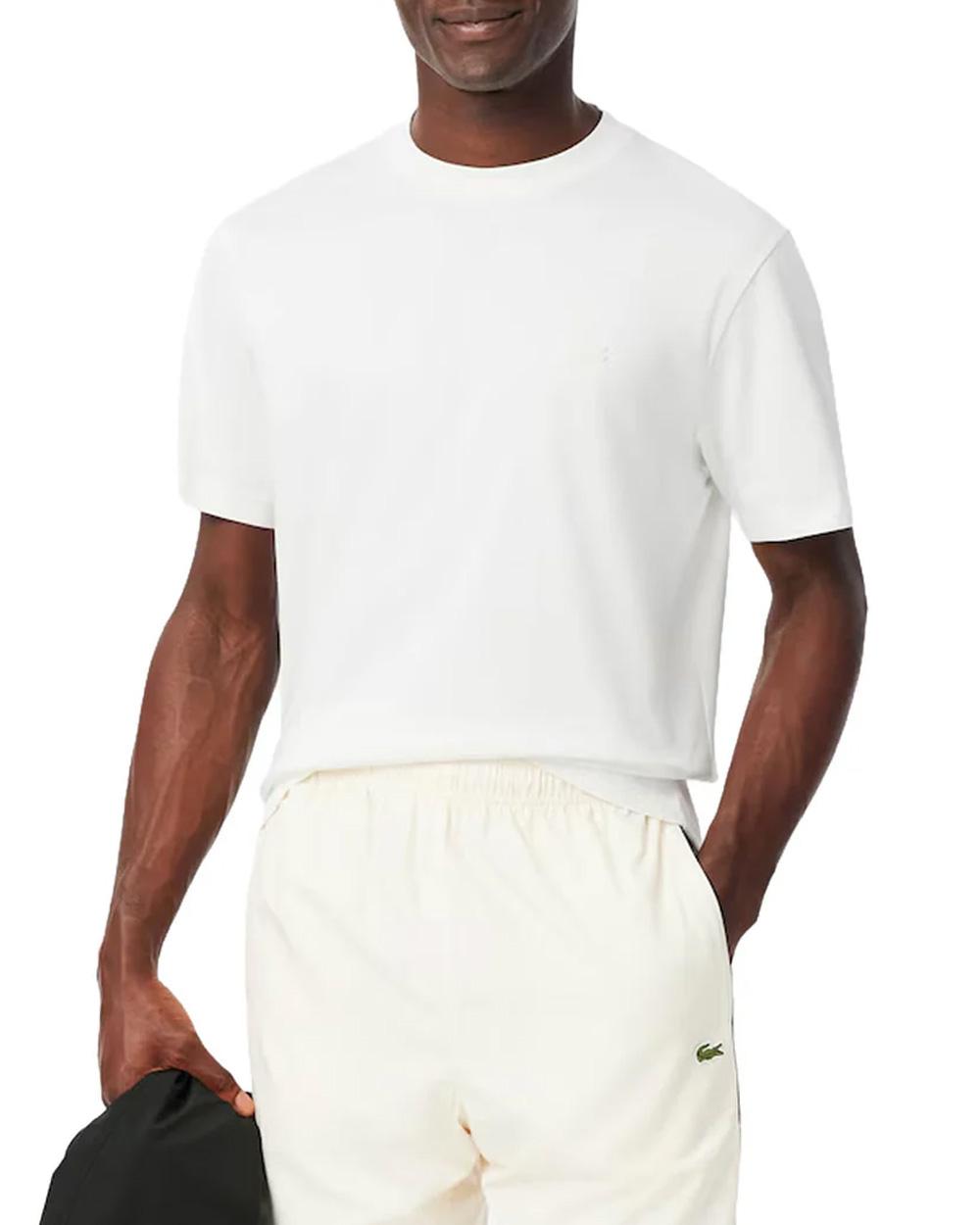 LACOSTE T-shirt LACOSTE uomo TH6931 Bianca<BR/> TH6931 70V