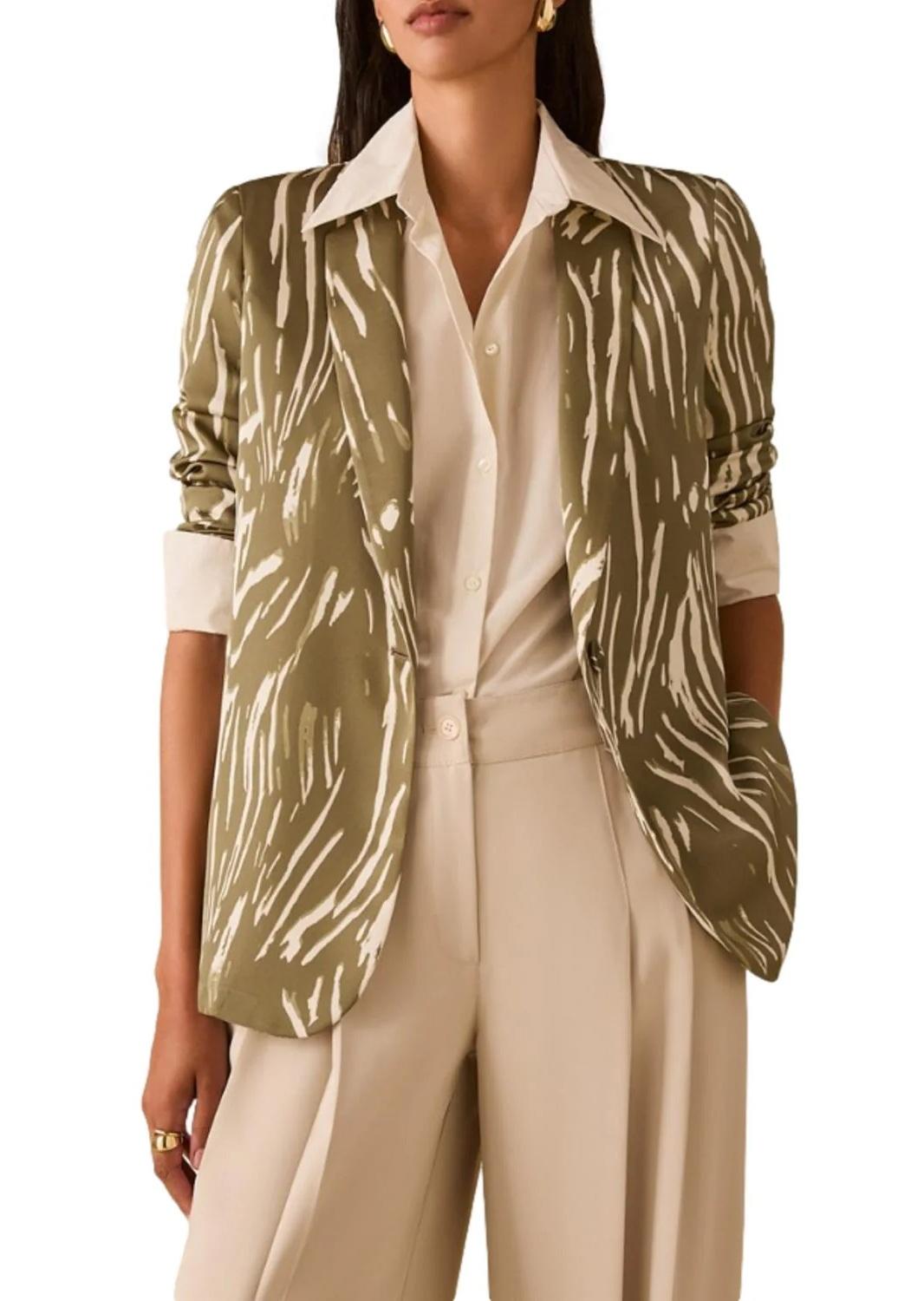 PENNYBLACK Giacca Pennyblack donna 2611041072200 012 Gatti Zebra Verde<BR/> 2611041072200 012