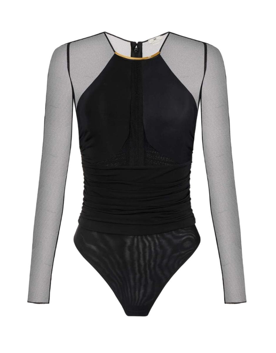 ELISABETTA FRANCHI Body Elisabetta Franchi donna BO03062E2110 The Club Nero<BR/><BR/> BO03062E2 110
