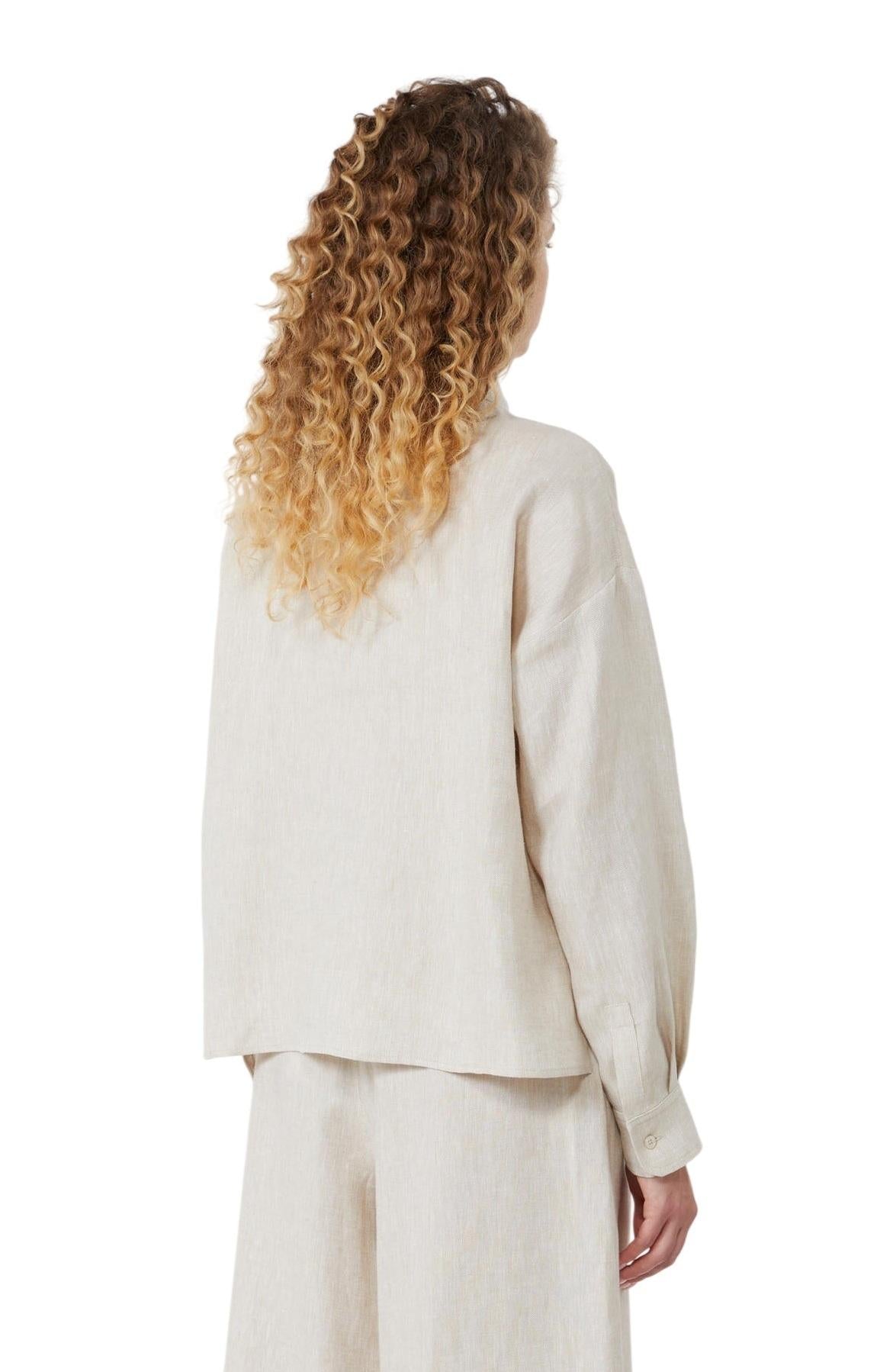 WEEKEND Camicia Weekend 2615041022600 001 Capo puro lino Ecru<BR/> 2615041022600 001