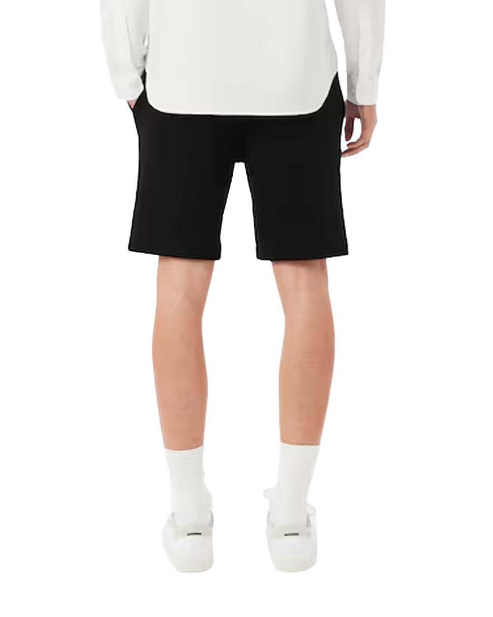 LACOSTE Bermuda LACOSTE uomo GH9860 Nero coulisse taglio dritto tasche coccodrillo GH9860 031