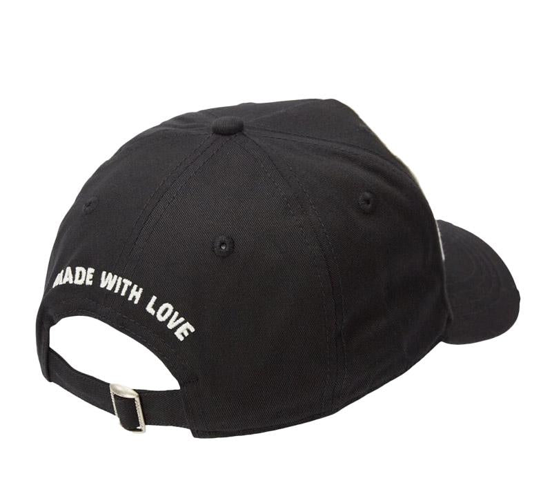 DSQUARED2 Cappello Dsquared2 uomo BCM051605C00001M90 nero patch BCM051605C00001M 90