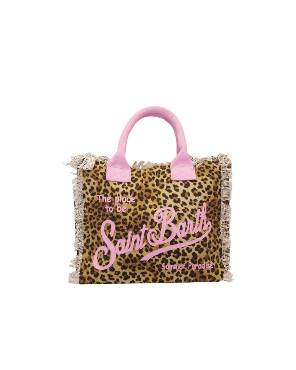 MC2 SAINT BARTH Borsa MC2 SAINT BARTH donna Vanity Sand VANI00102591L Marrone zip tasca animalier VANI00102591L 0021