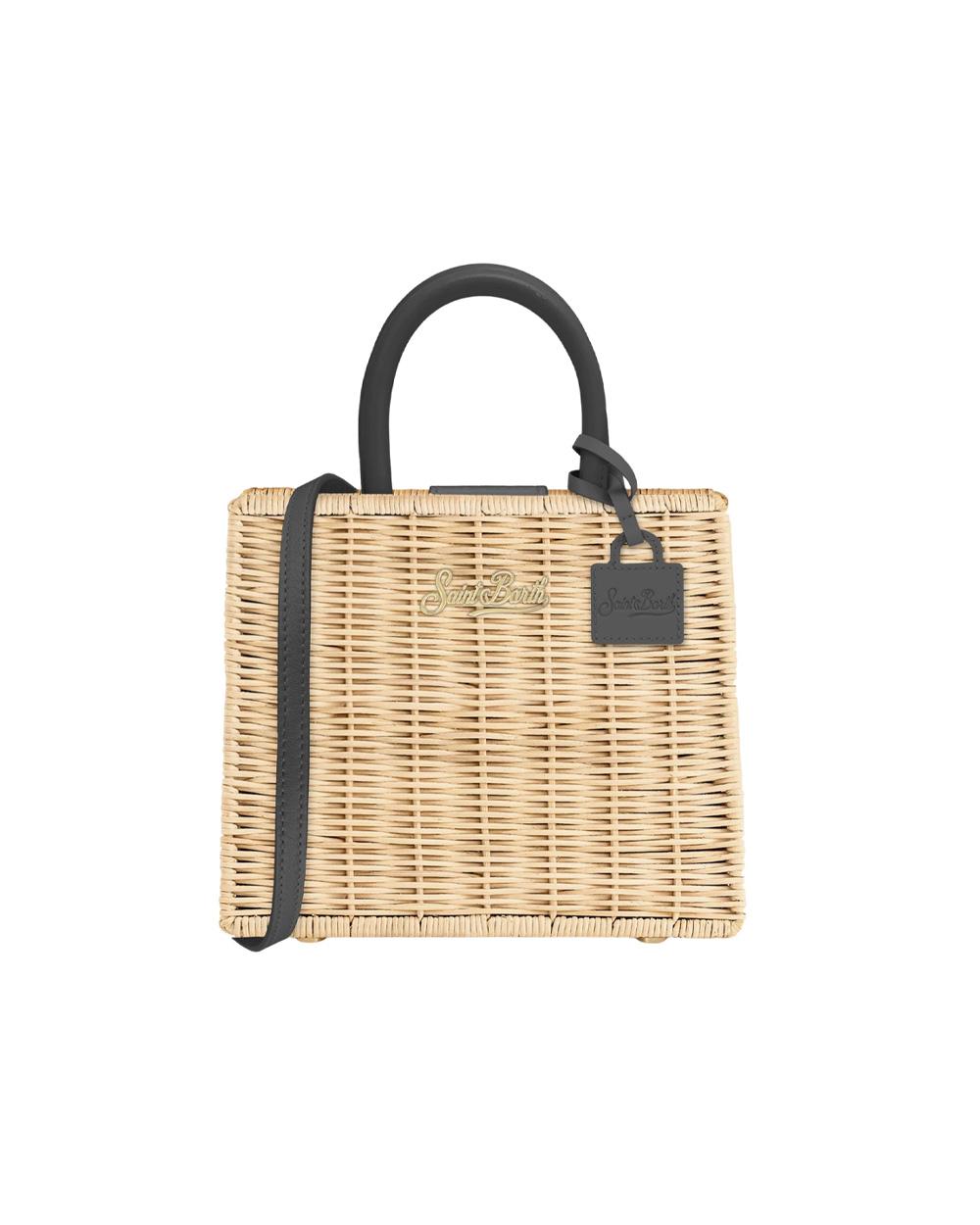 MC2 SAINT BARTH Borsa MC2 SAINT BARTH donna Shop Bag Mini SHBM000201736L Beige paglia manici tracolla SHBM000201736L 1100