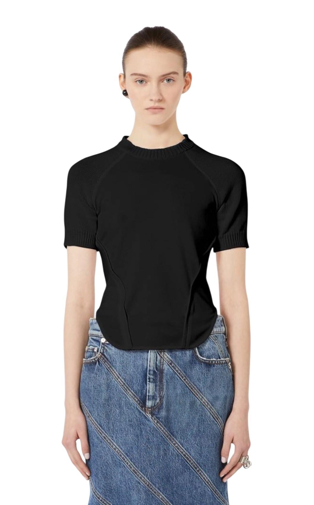 SPORTMAX Maglia Sportmax donna 2612941045600 002 Egrege stretch Nero<BR/> 2612941045600 002